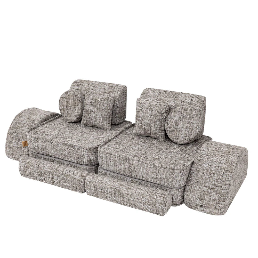 MeowBaby Play Sofa Mini Max Tangle - Moon Grey
