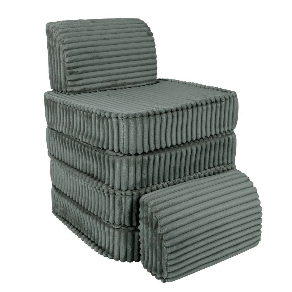 MeowBaby Spielsofa Mini Max Churros - Pine Forest Green