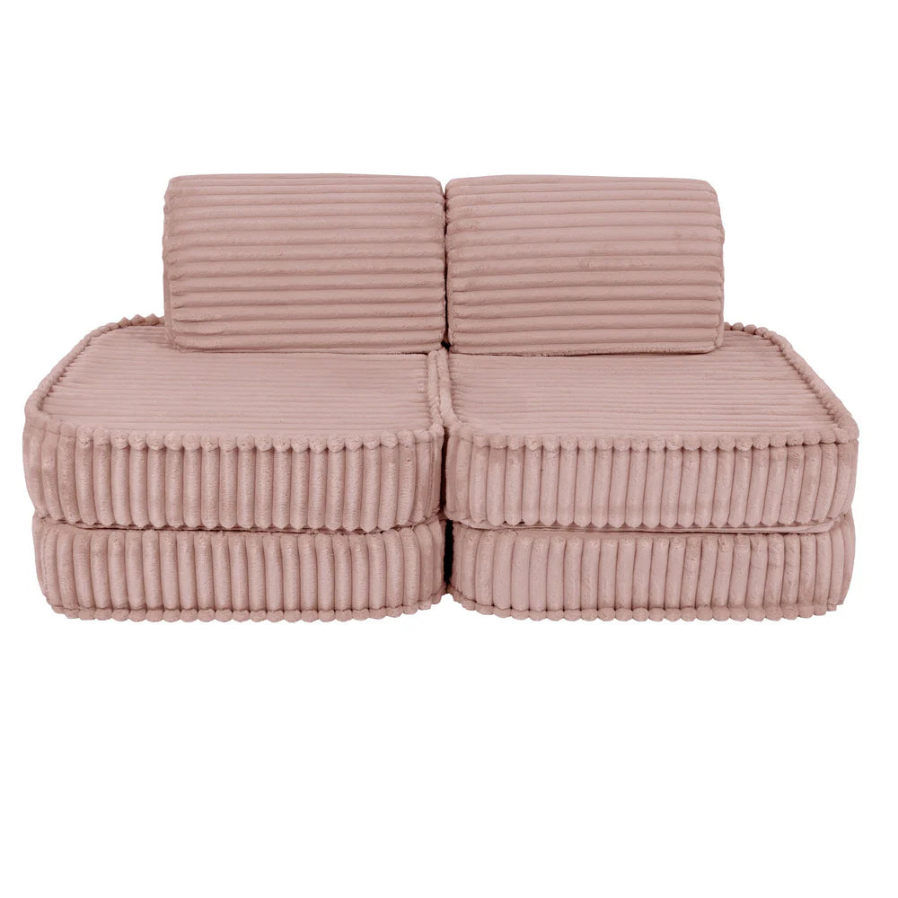 MeowBaby Play Sofa Mini Plus Churros - Ruby Chocolate Pink