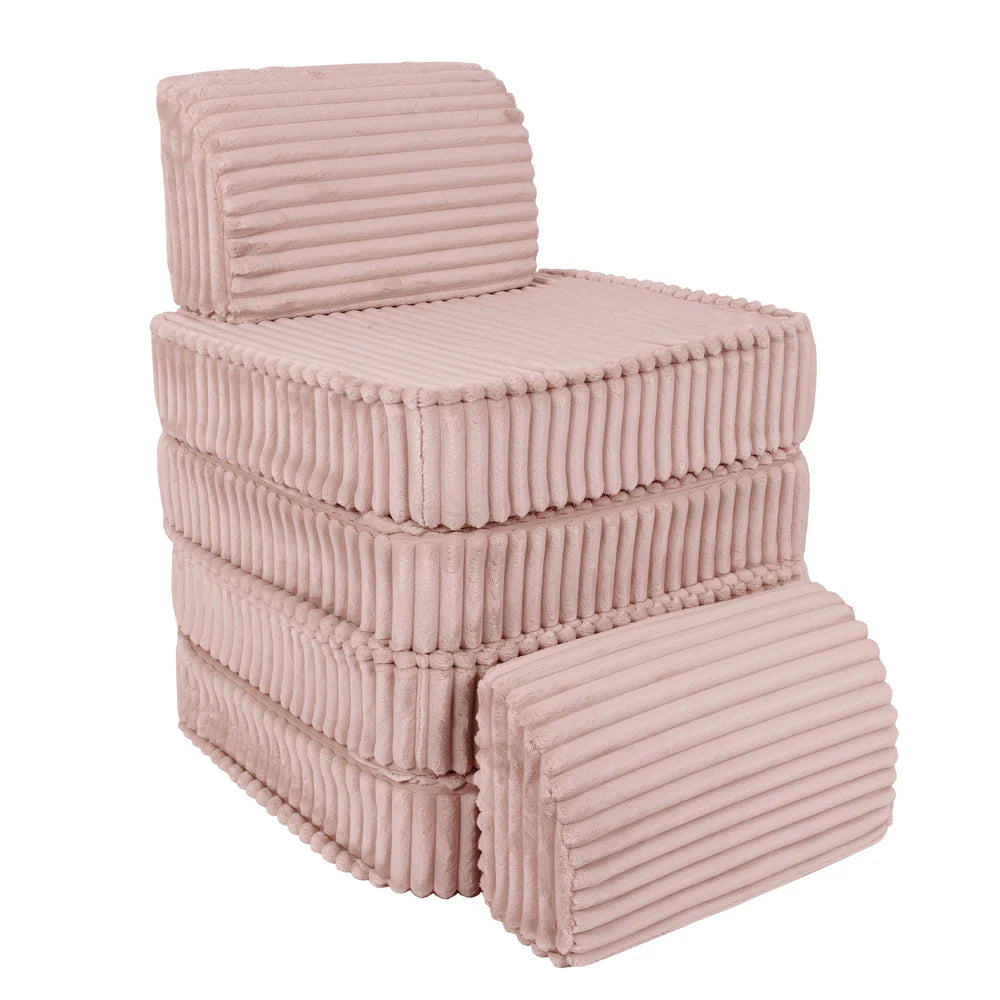 MeowBaby Play Sofa Mini Plus Churros - Ruby Chocolate Pink