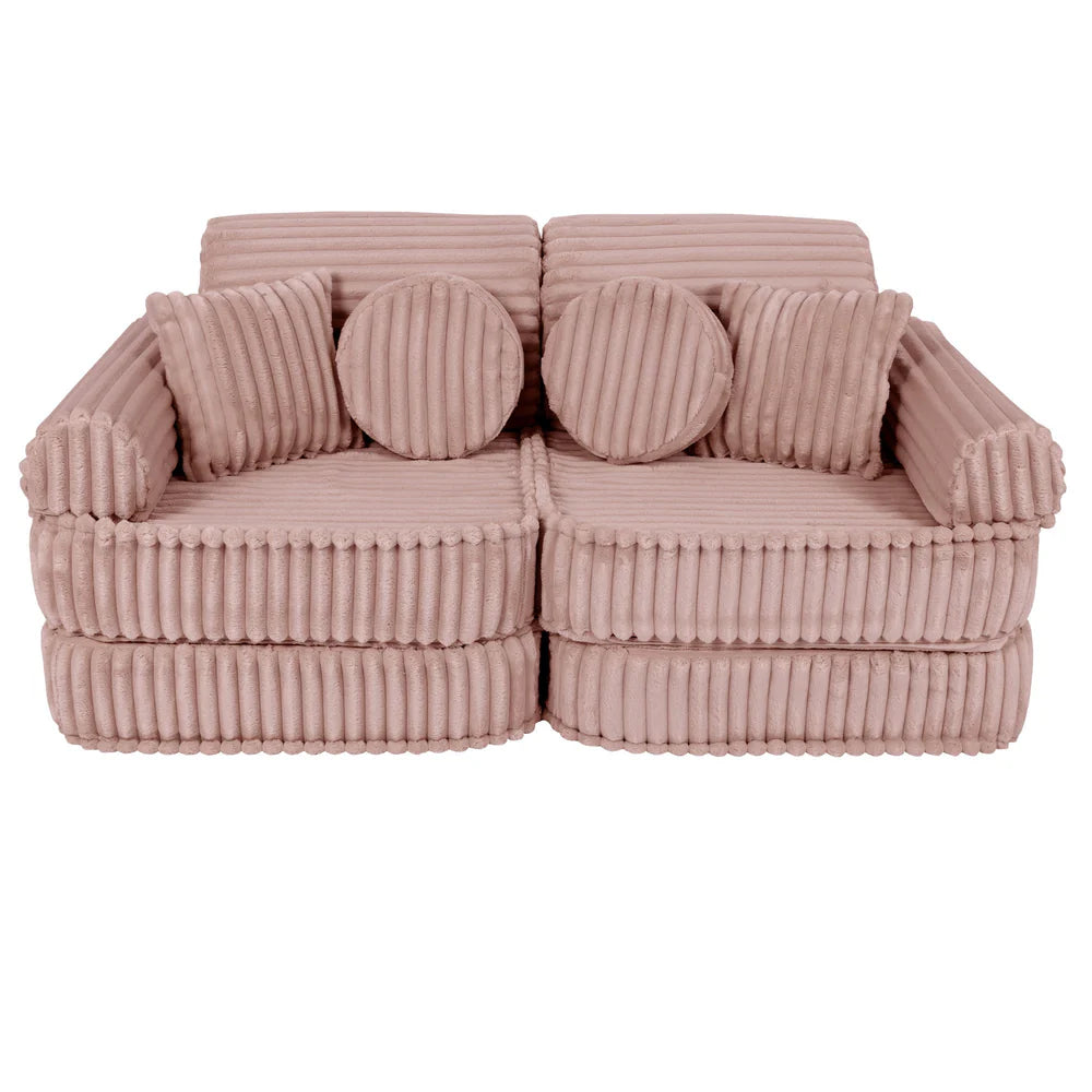 MeowBaby Play Sofa Mini Plus Churros - Ruby Chocolate Pink