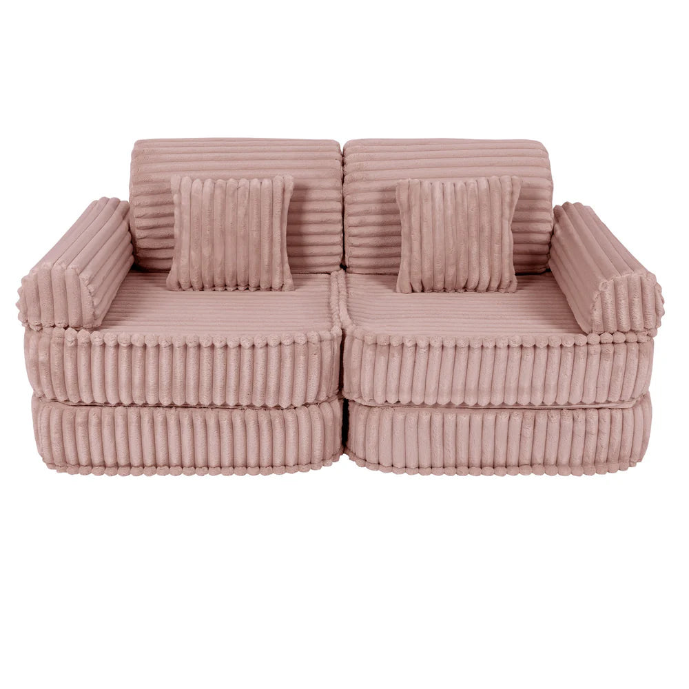 MeowBaby Play Sofa Mini Plus Churros - Ruby Chocolate Pink