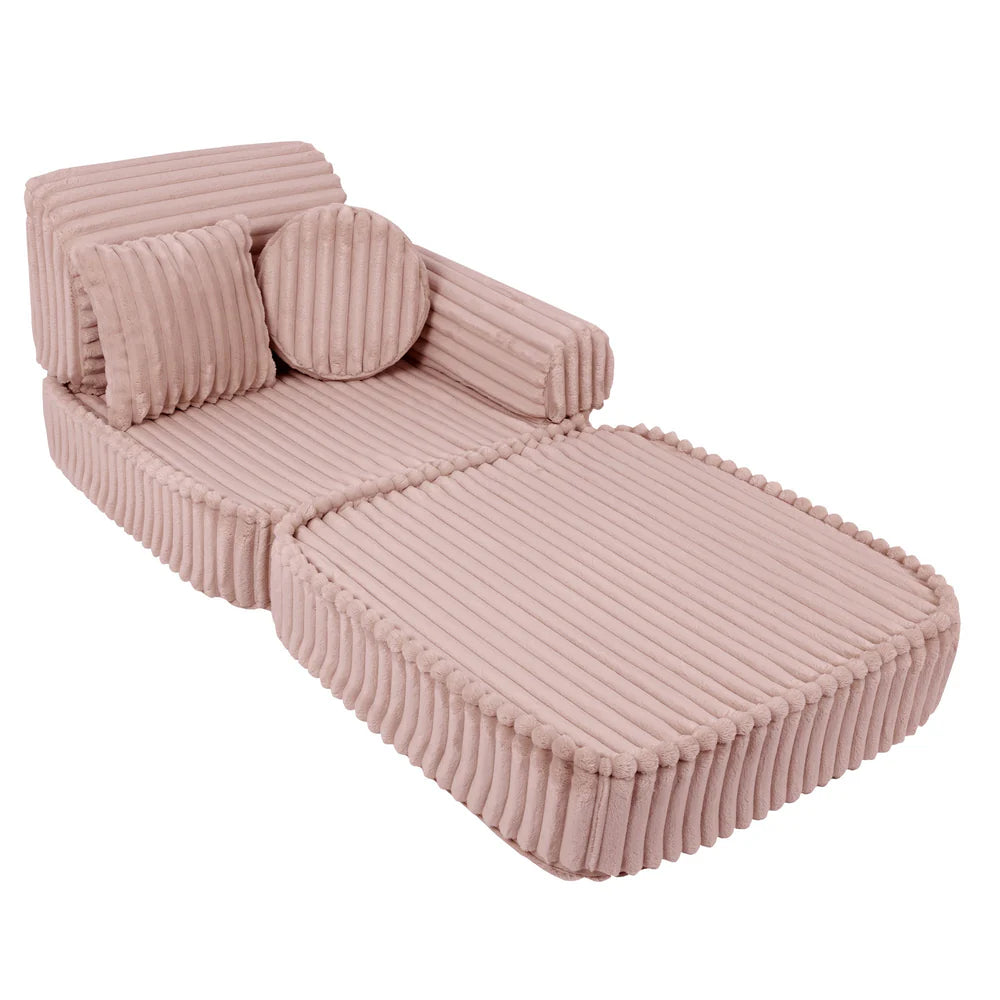 MeowBaby Play Sofa Mini Plus Churros - Cotton Beige