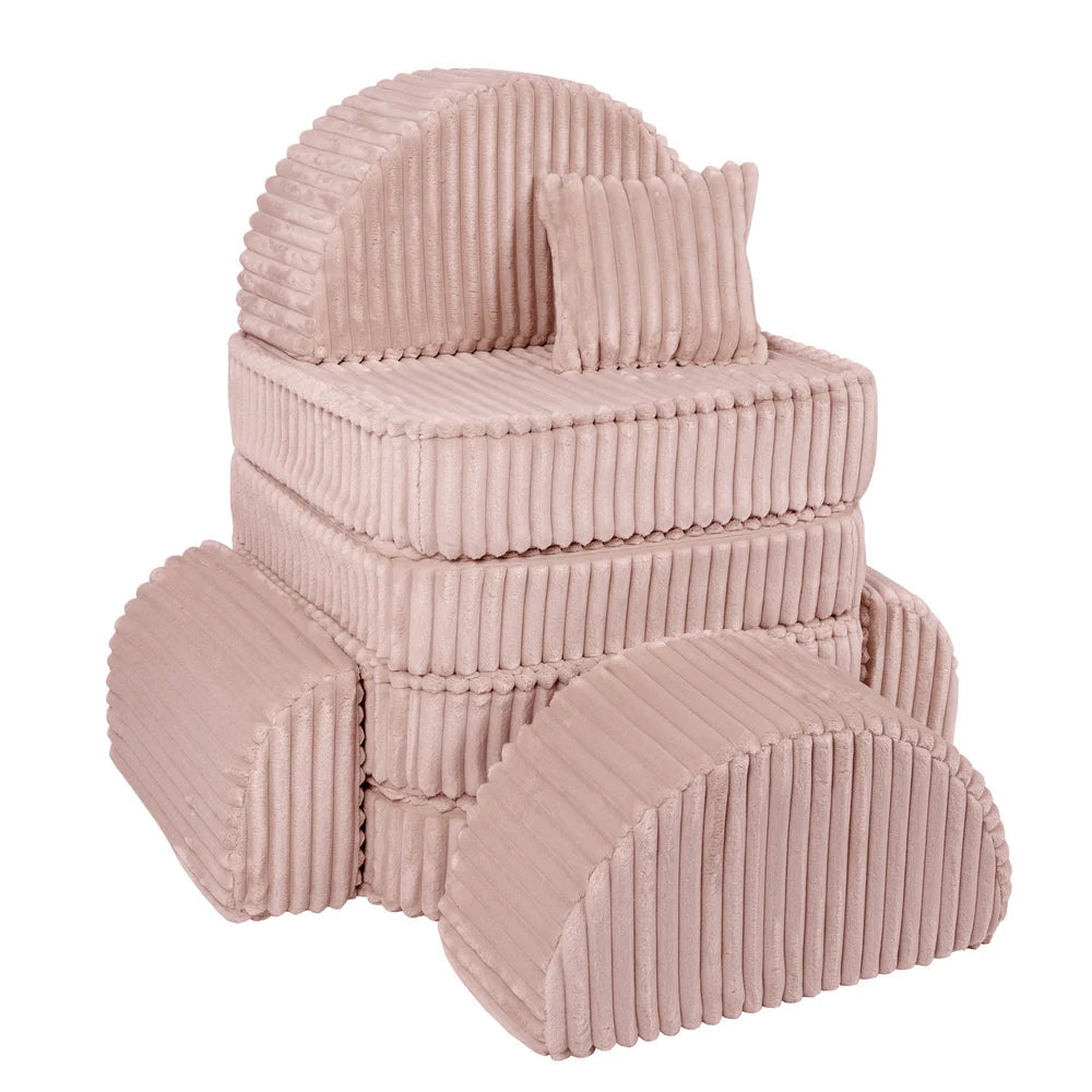 MeowBaby Play Sofa Mini Max Churros - Ruby Chocolate Pink