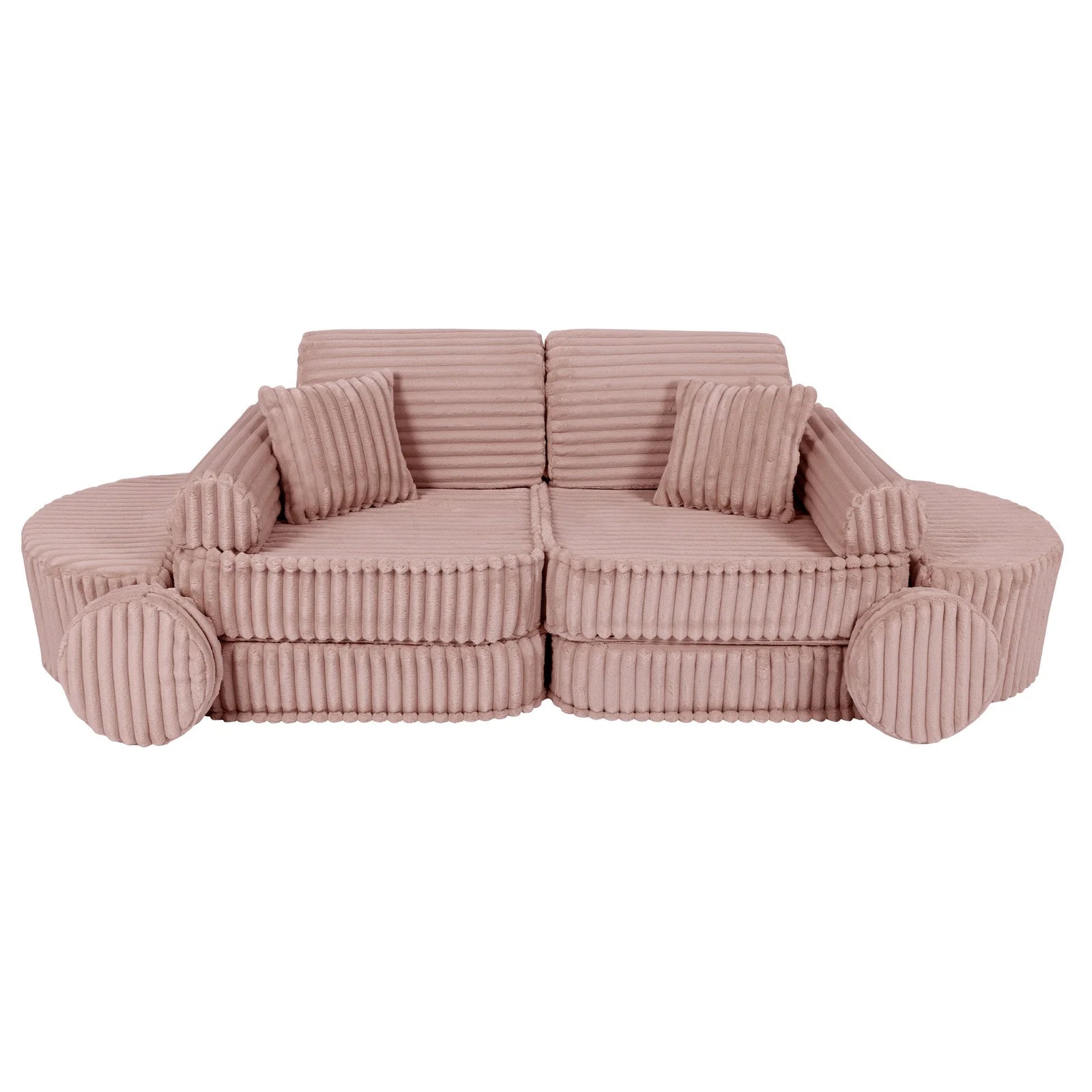 MeowBaby Play Sofa Mini Max Churros - Ruby Chocolate Pink