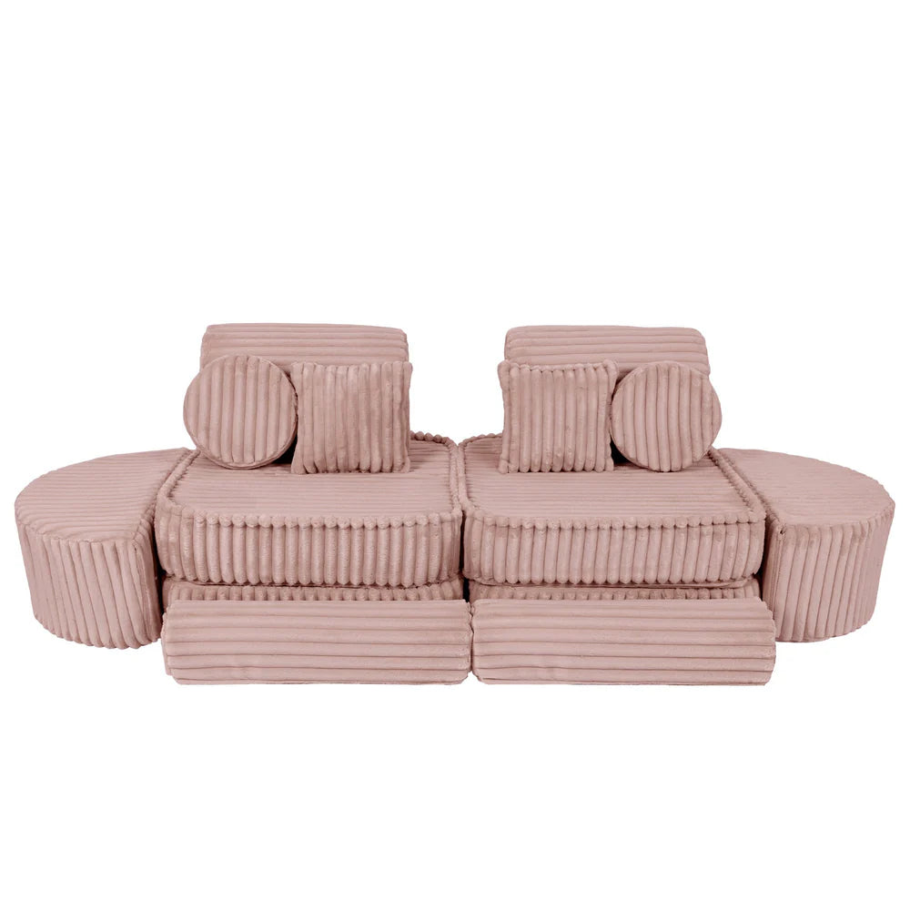 MeowBaby Play Sofa Mini Max Churros - Ruby Chocolate Pink