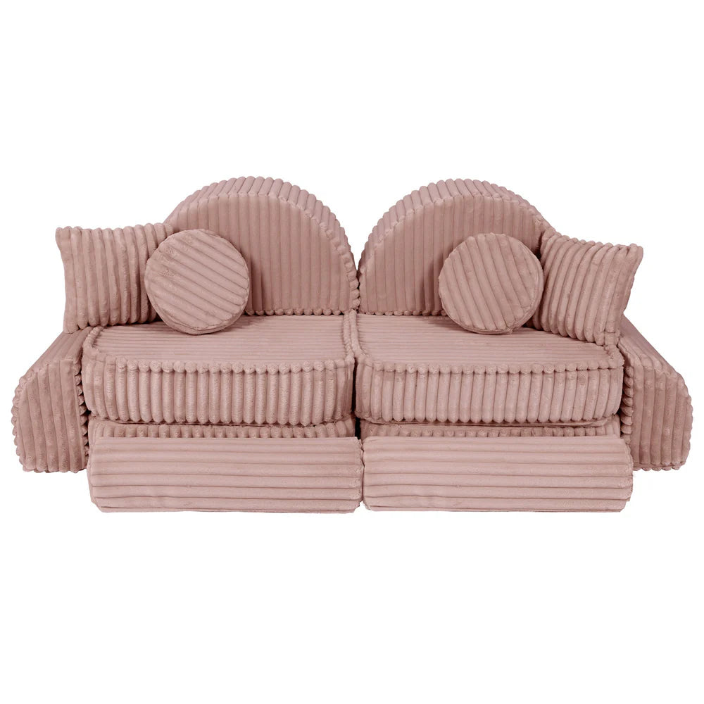 MeowBaby Play Sofa Mini Max Churros - Ruby Chocolate Pink