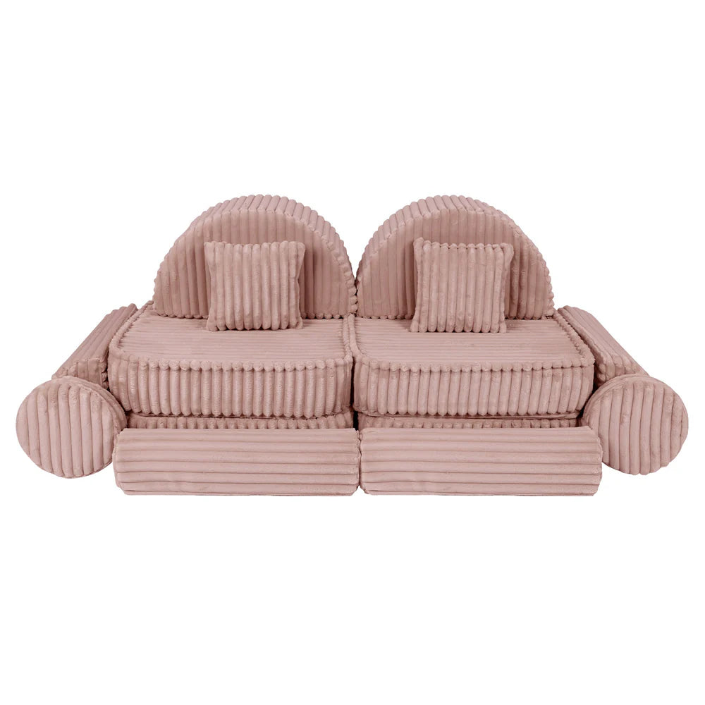MeowBaby Play Sofa Mini Max Churros - Ruby Chocolate Pink