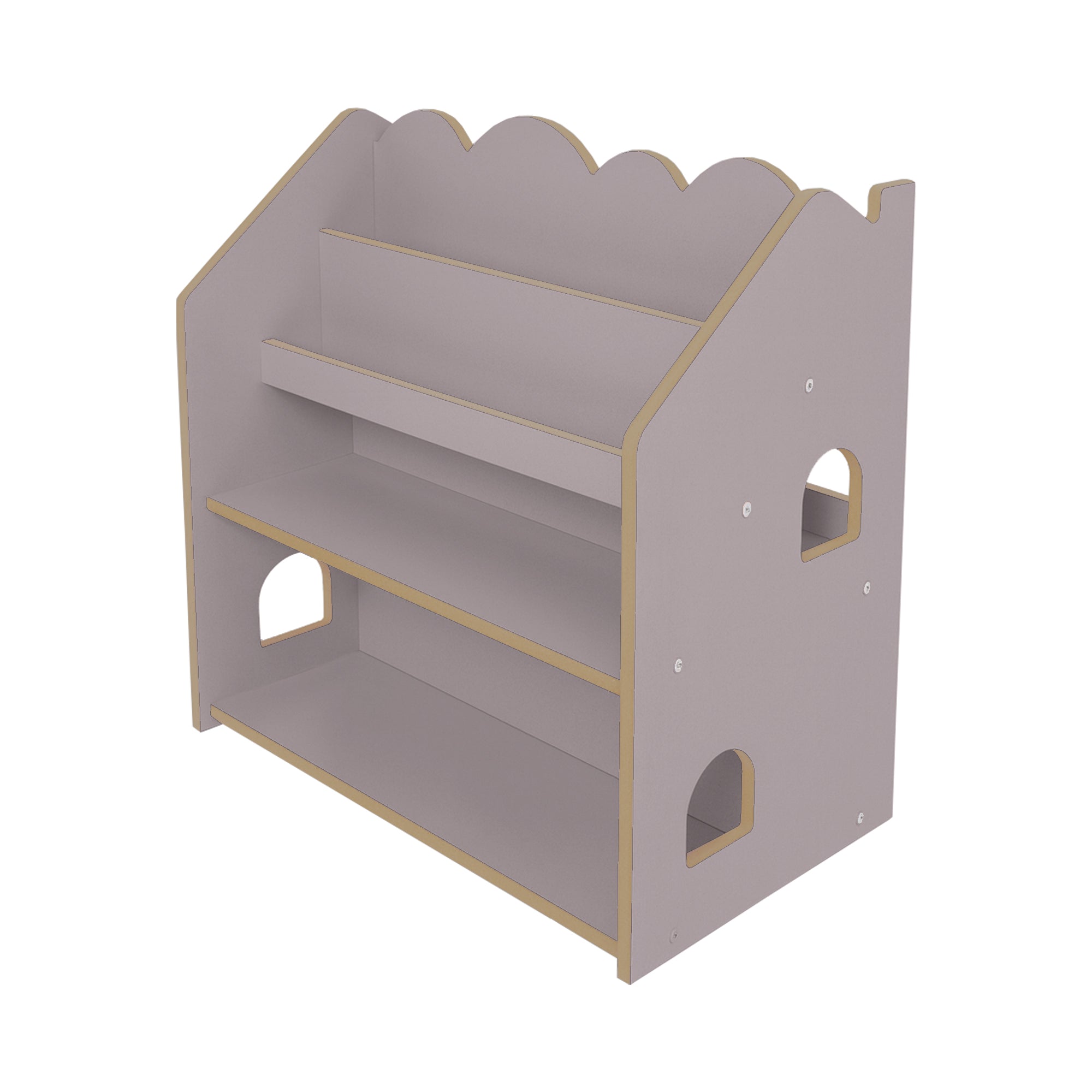 MeowBaby 2-in-1 Montessori-Bücherregal Cloudy