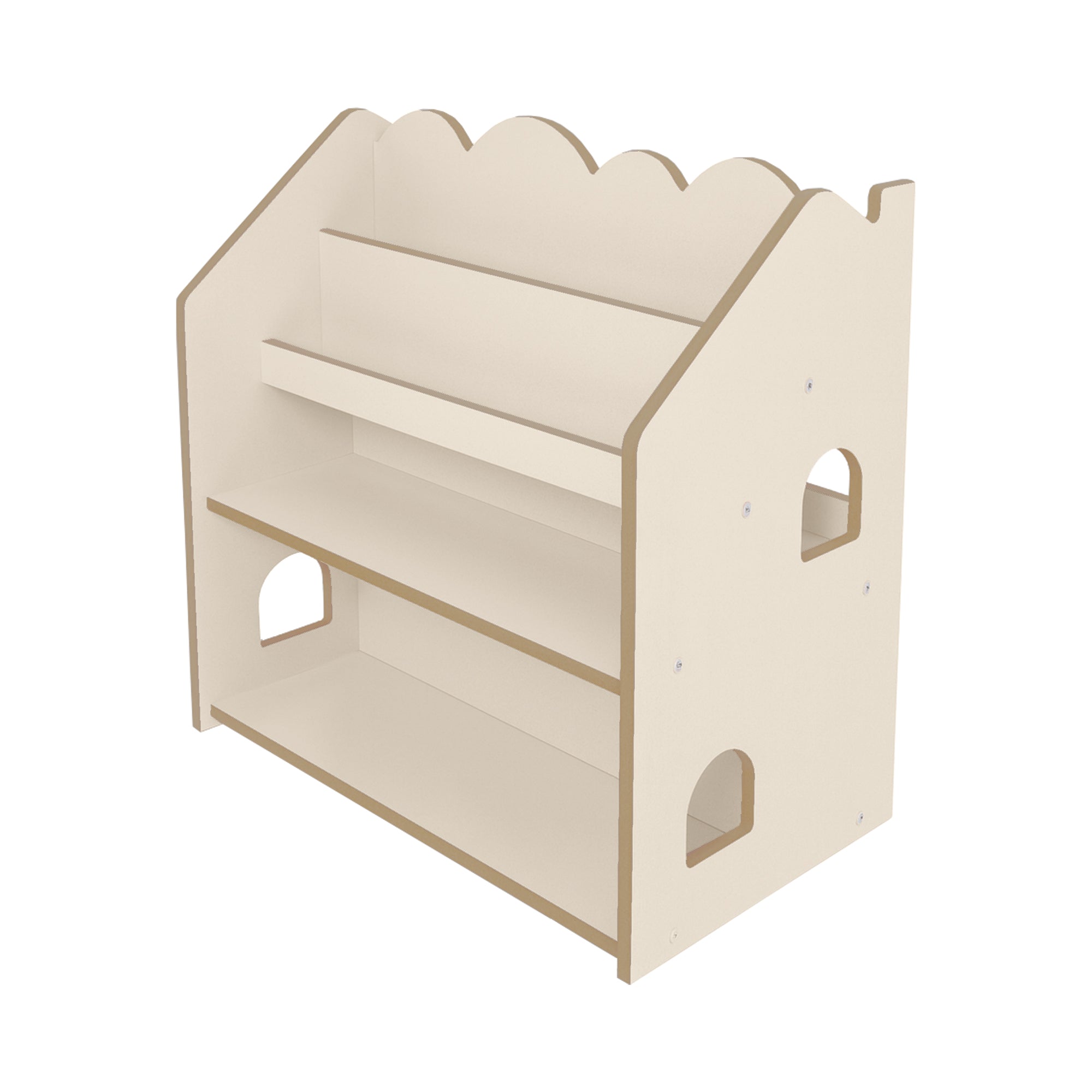 MeowBaby 2-in-1 Montessori-Bücherregal Cloudy