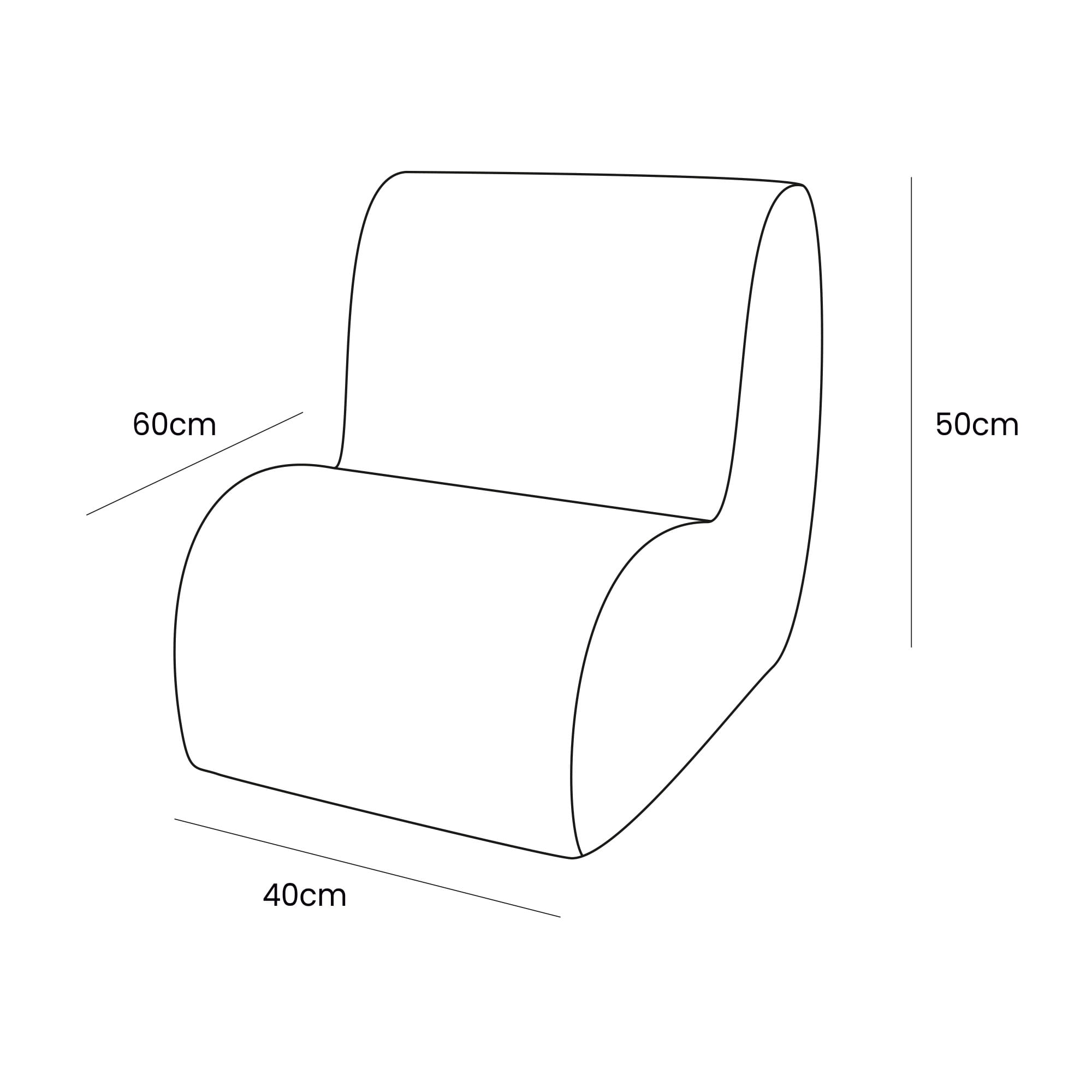 MeowBaby Chair for Children, Aesthetic Corduroy - Brown