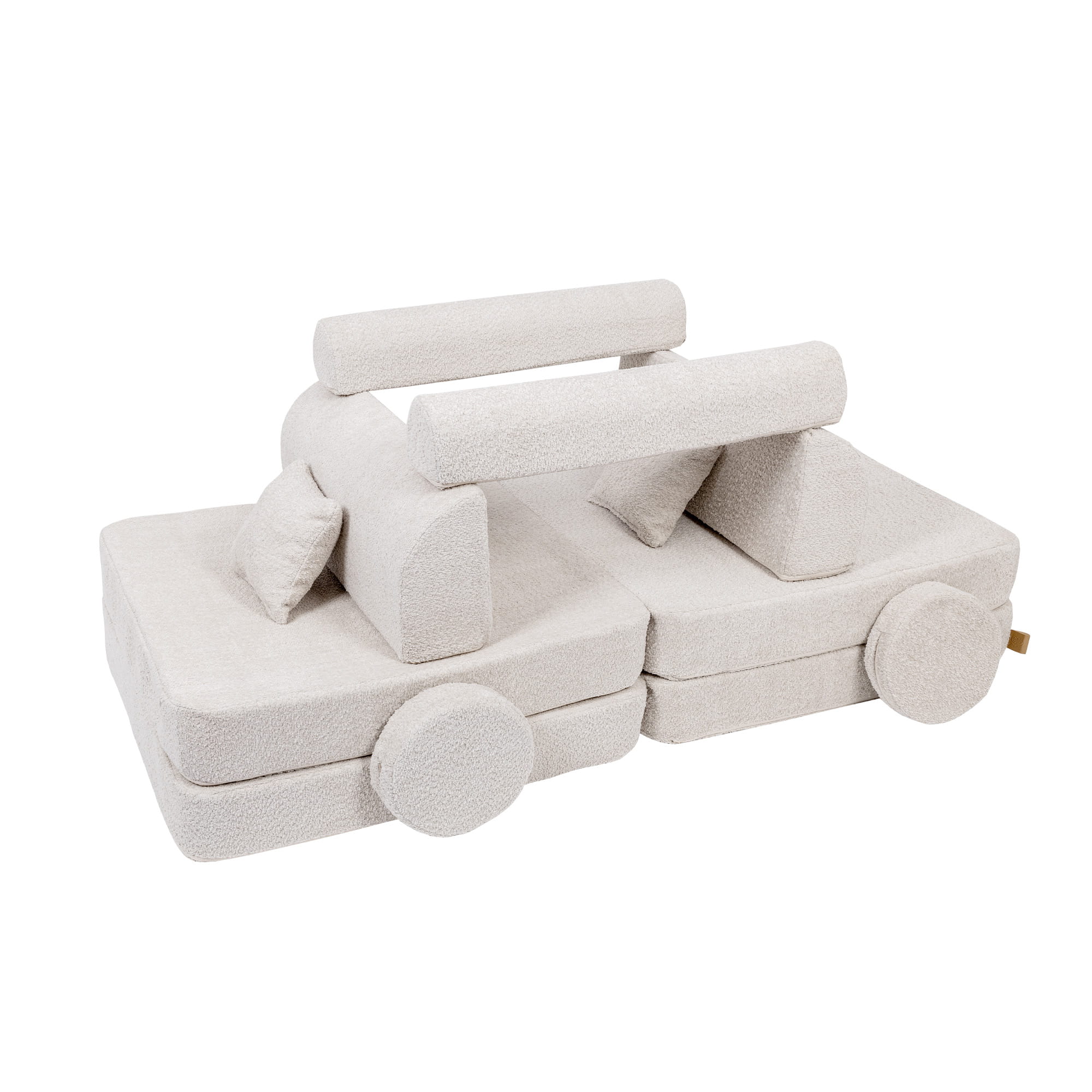 MeowBaby Play Sofa Premium Bouclé - ecru