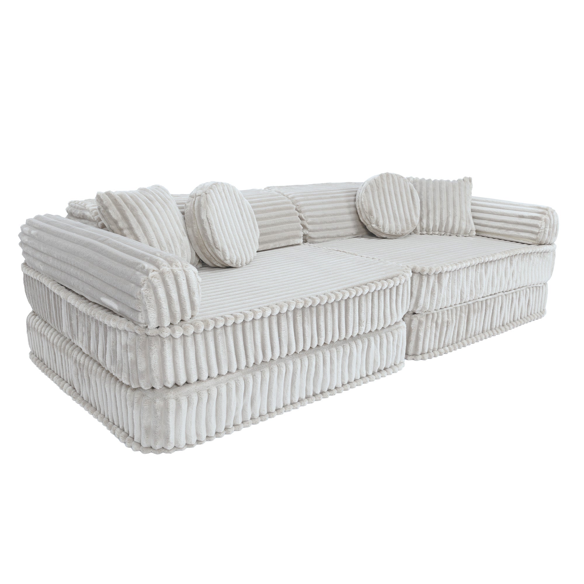 Meowbaby Churros Kids Play Sofa - Modular Play Couch | 8 Pieces