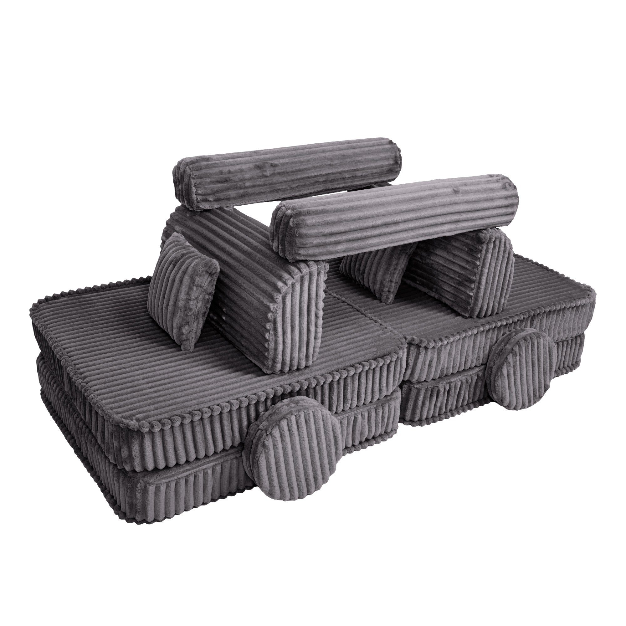 Meowbaby Churros Kids Play Sofa - Modular Play Couch | 8 Pieces