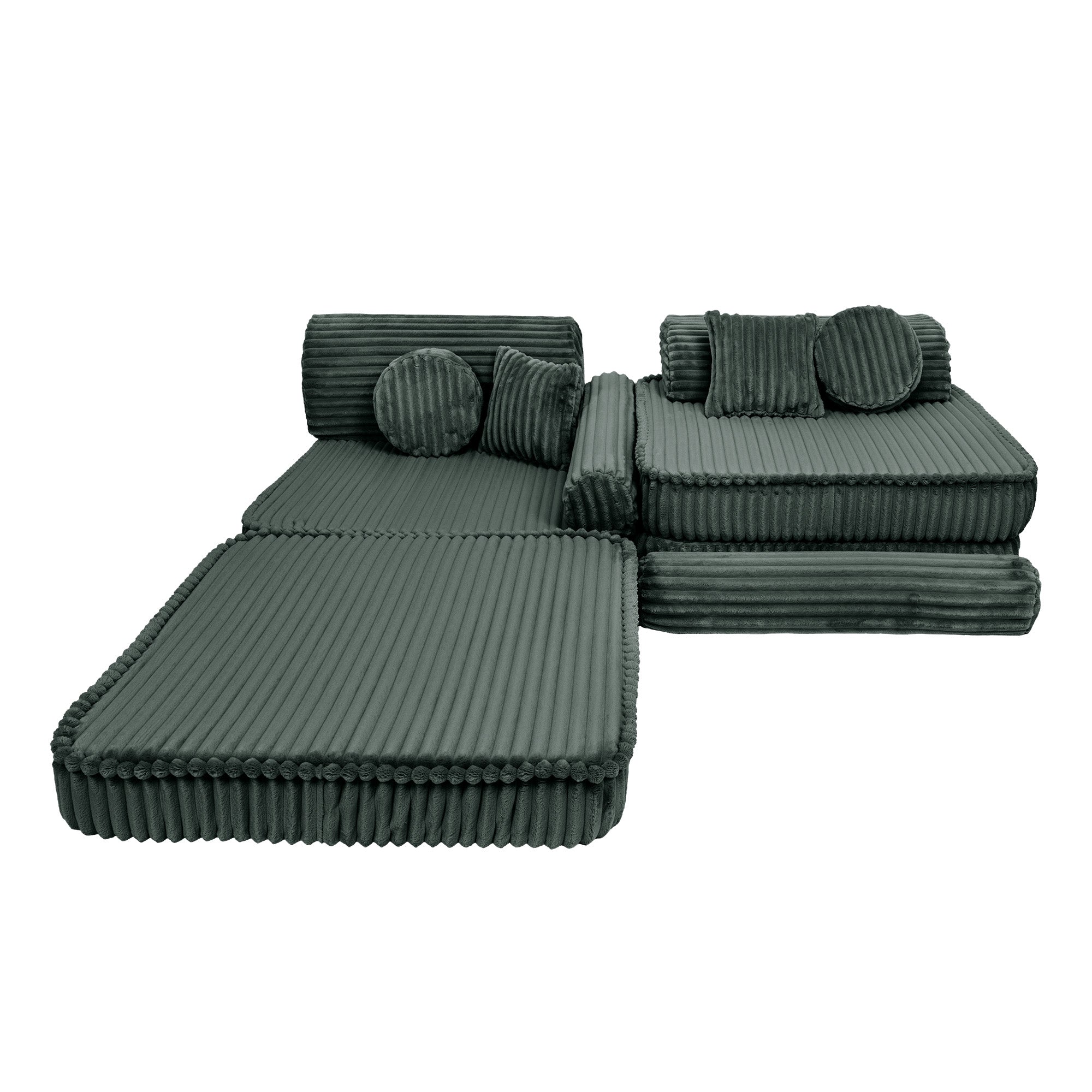 Meowbaby Churros Kids Play Sofa - Modular Play Couch | 8 Pieces