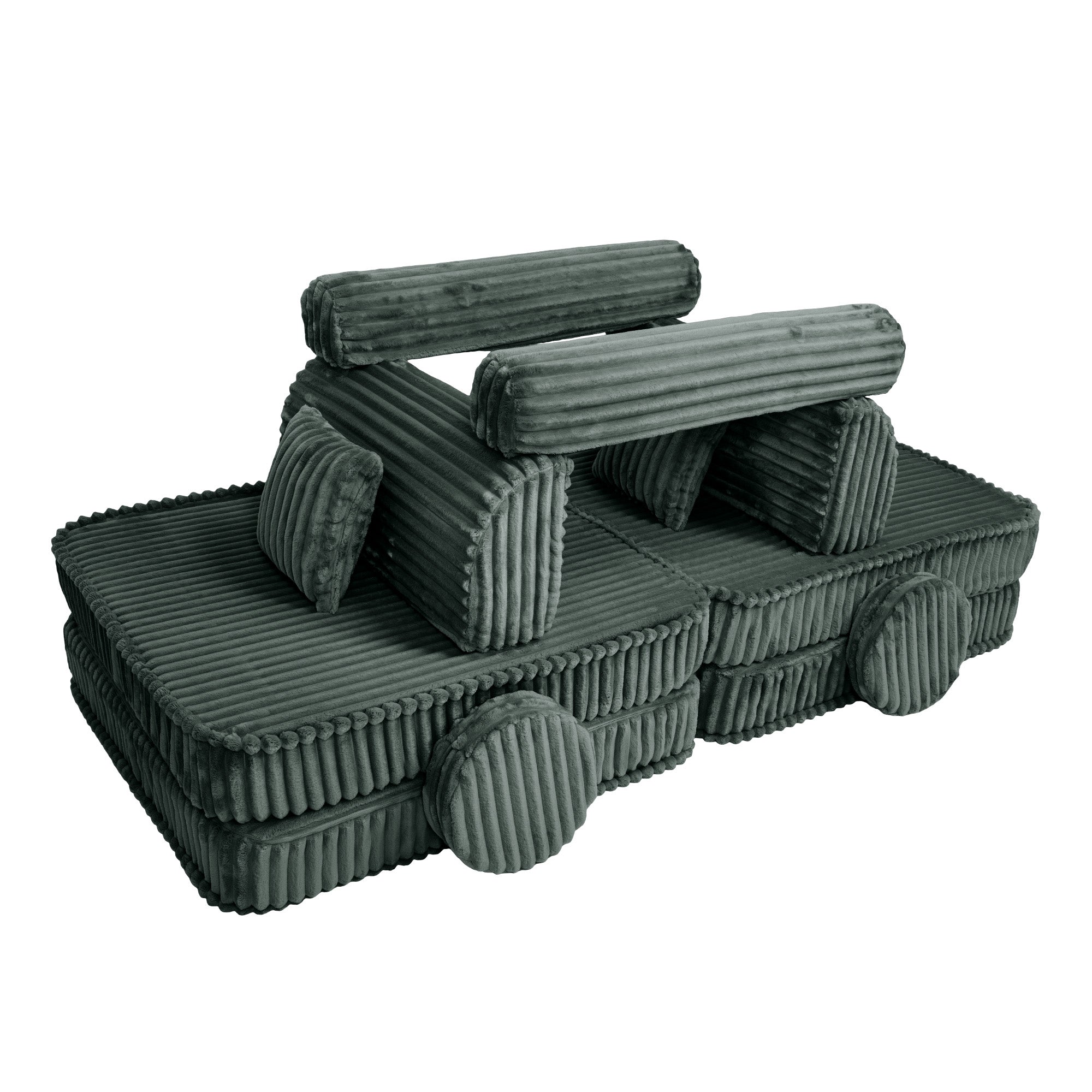 Meowbaby Churros Kids Play Sofa - Modular Play Couch | 8 Pieces