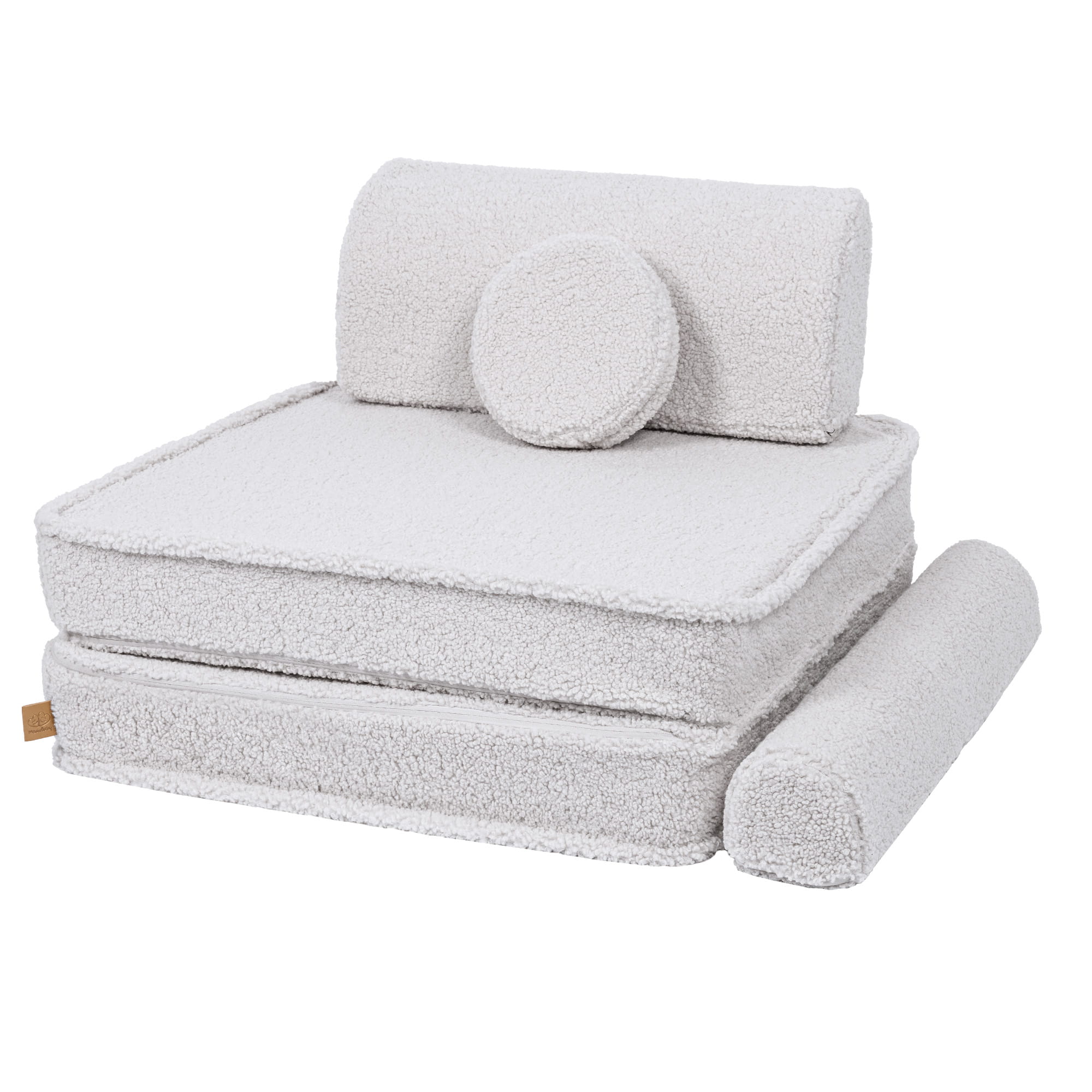 MeowBaby Play Sofa Bearly - cream/white