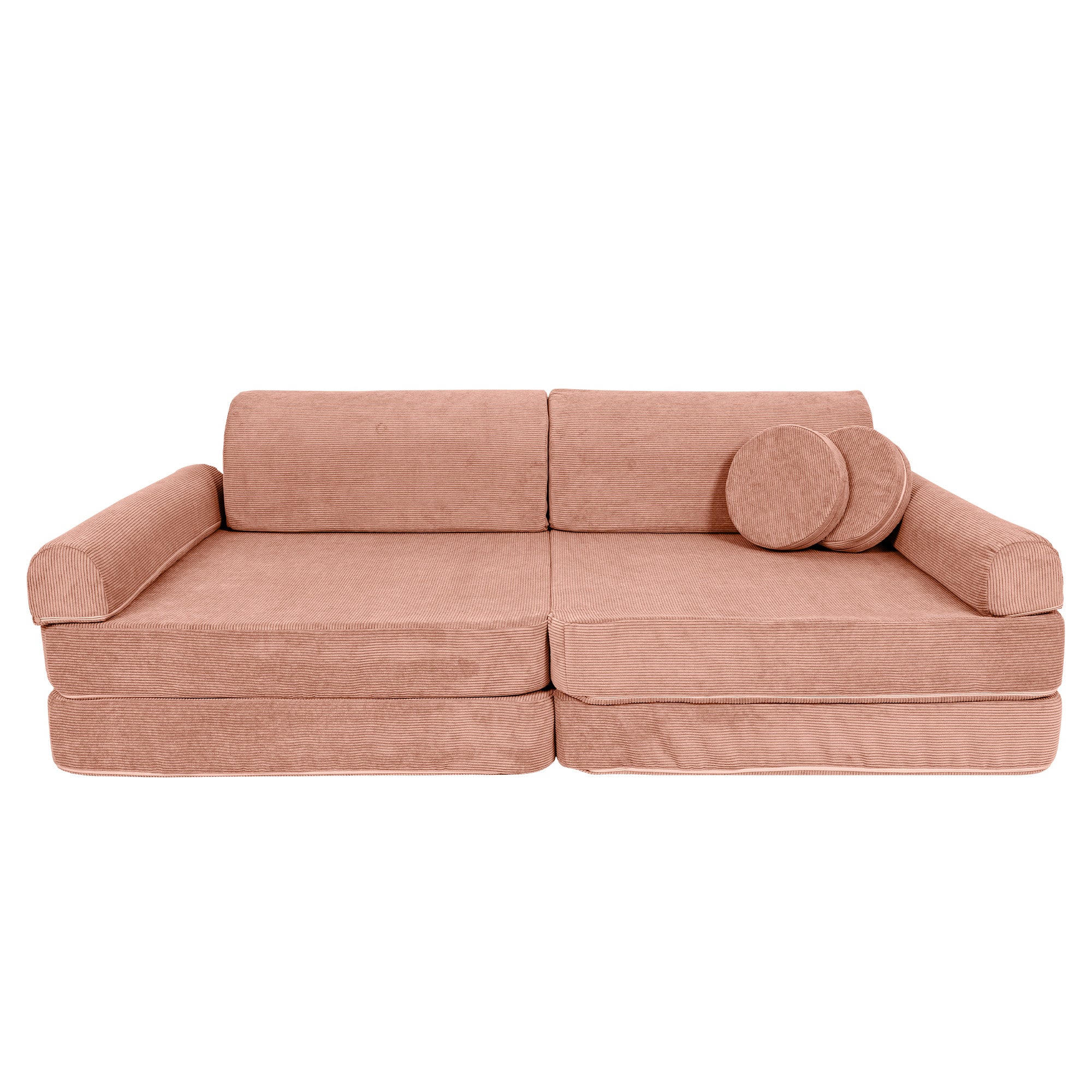 MeowBaby Spielsofa Cord Premium - rusty red