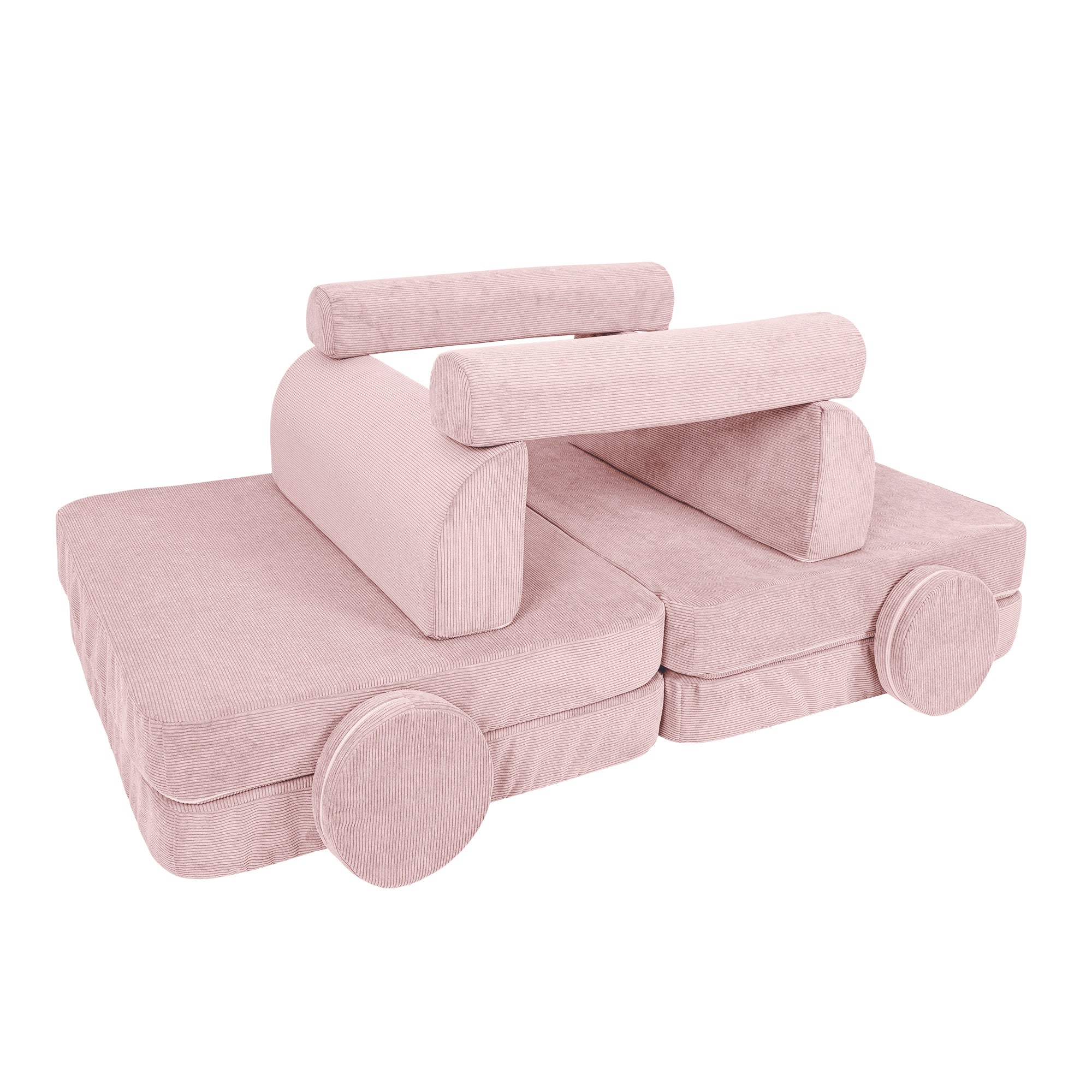 MeowBaby Play Sofa Cord Premium - powder pink