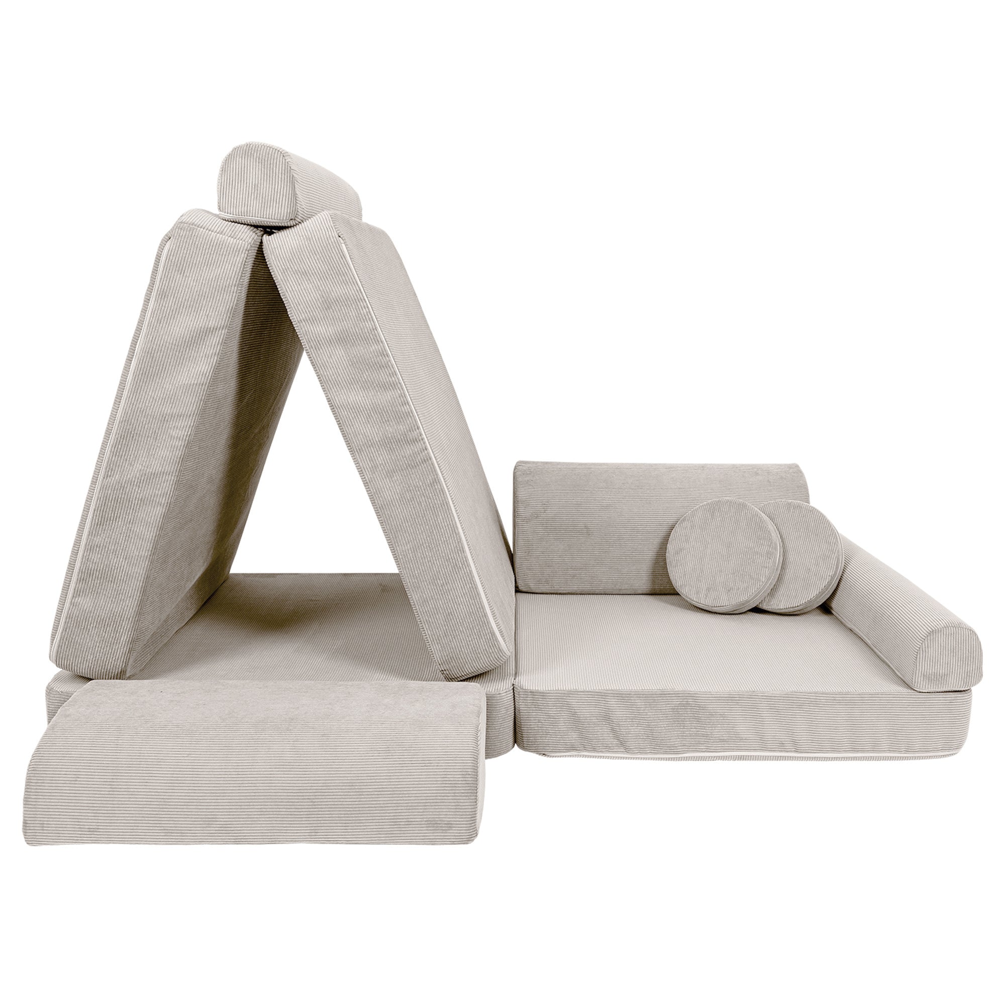 MeowBaby Spielsofa Cord Premium - grau