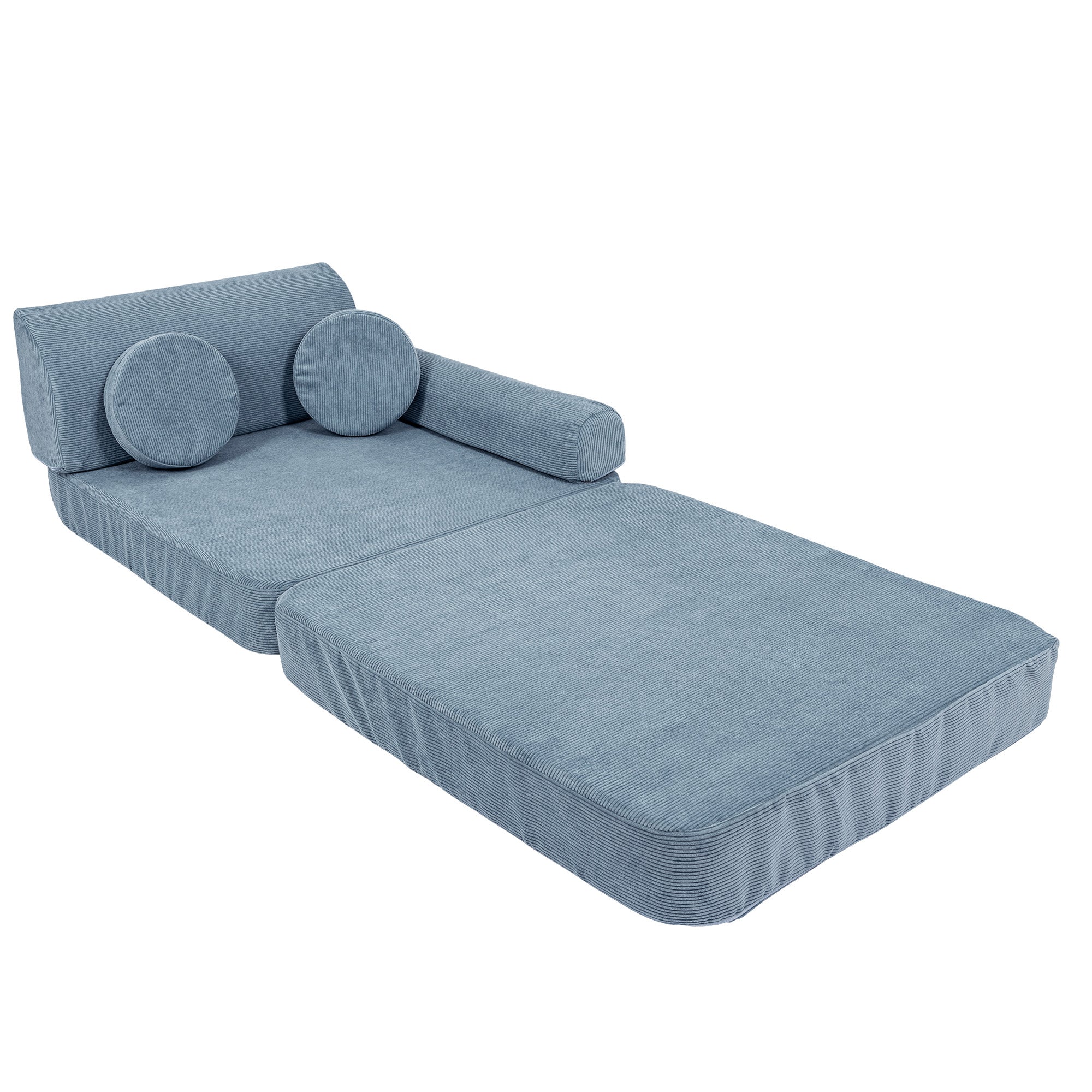MeowBaby Play Sofa Cord Premium - turquoise