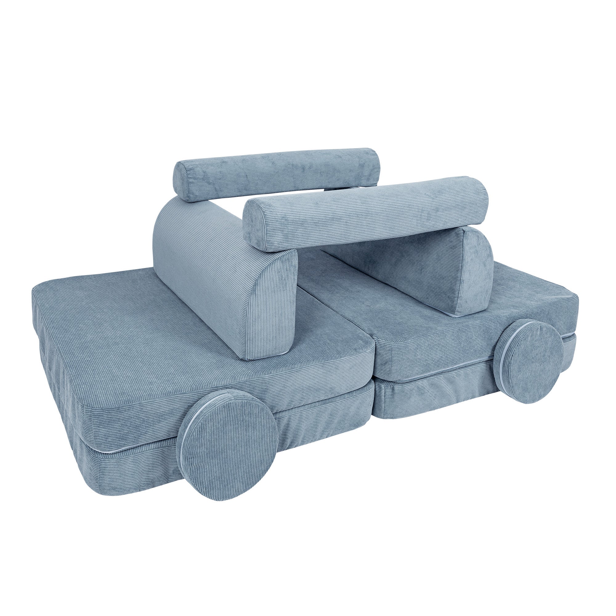 MeowBaby Play Sofa Cord Premium - turquoise