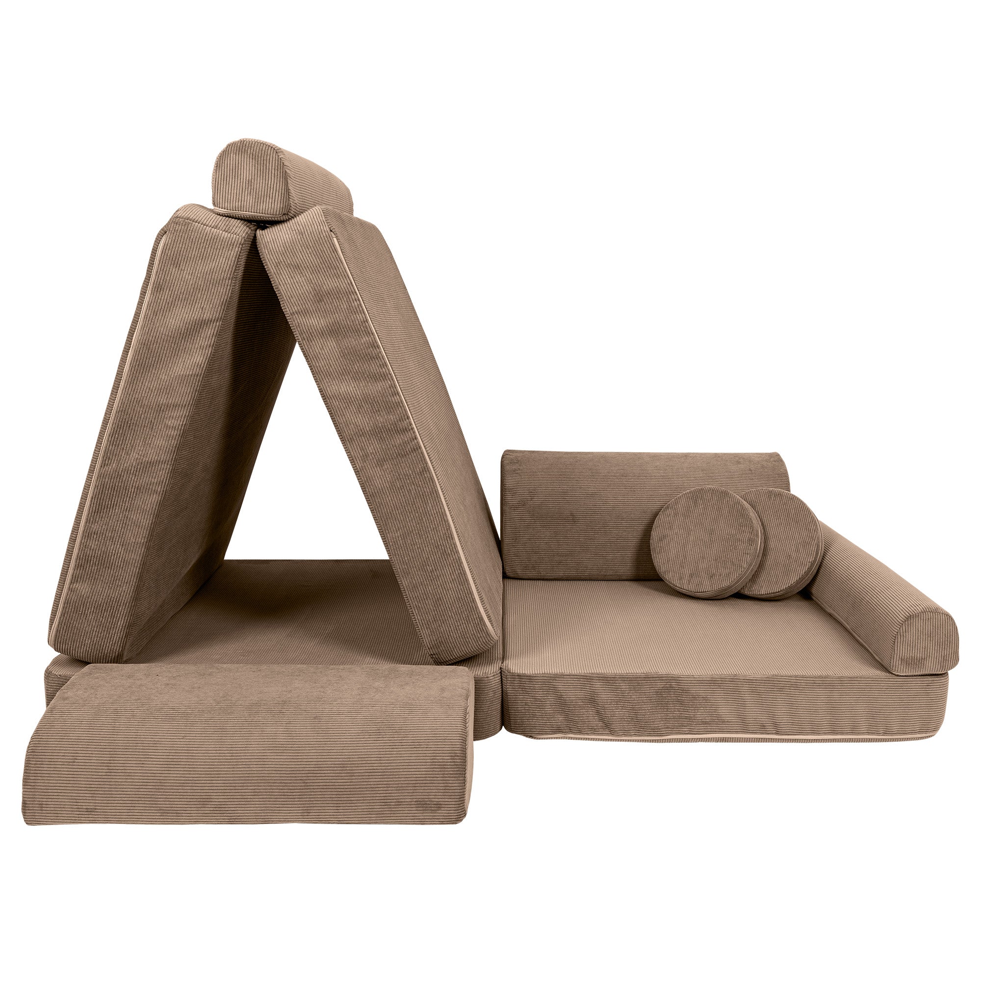 MeowBaby Play Sofa Cord Premium - beige