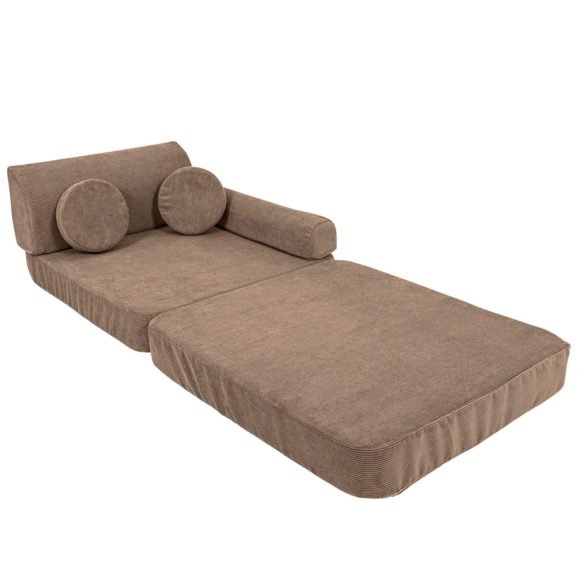 MeowBaby Play Sofa Cord Premium - brown