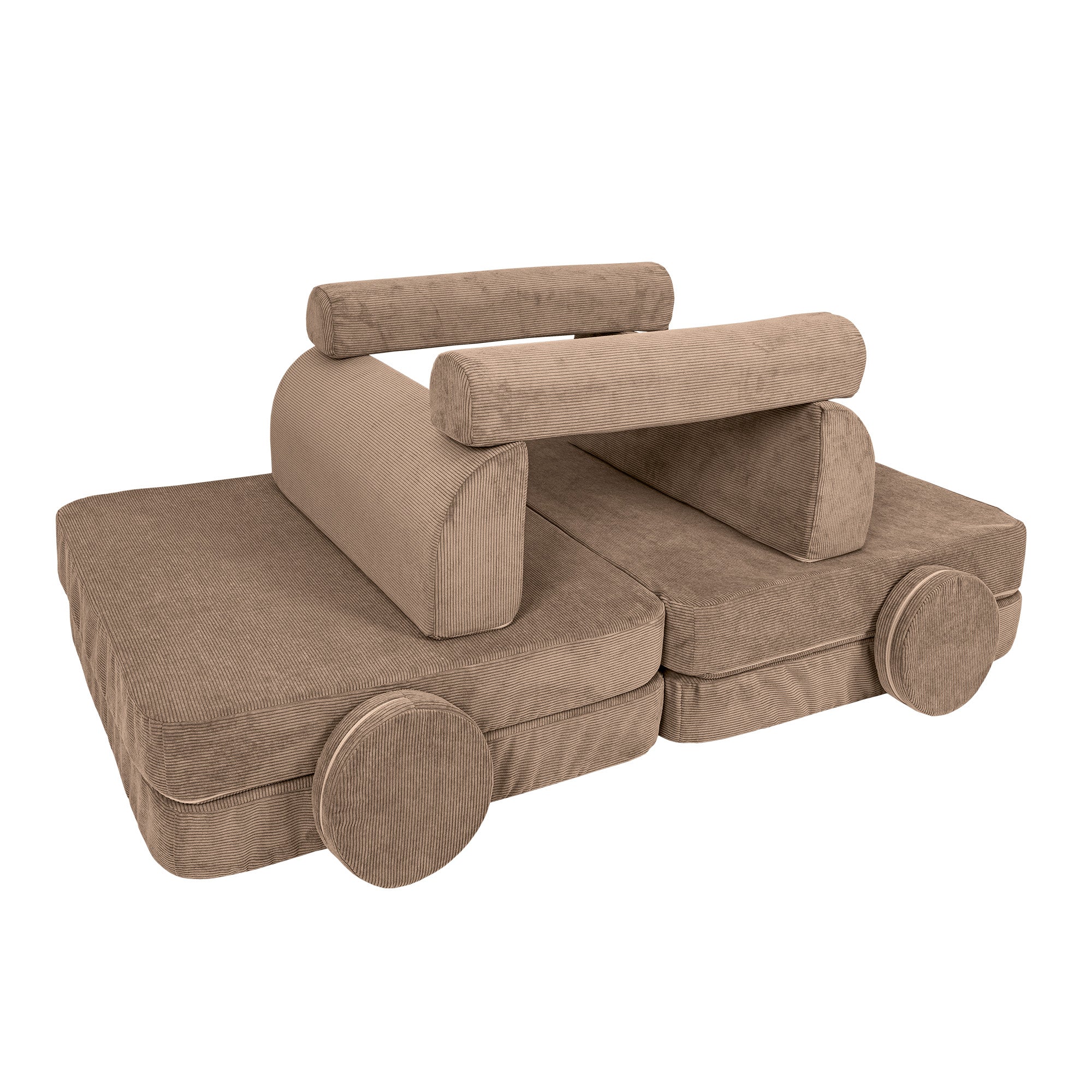 MeowBaby Spielsofa Cord Premium - braun