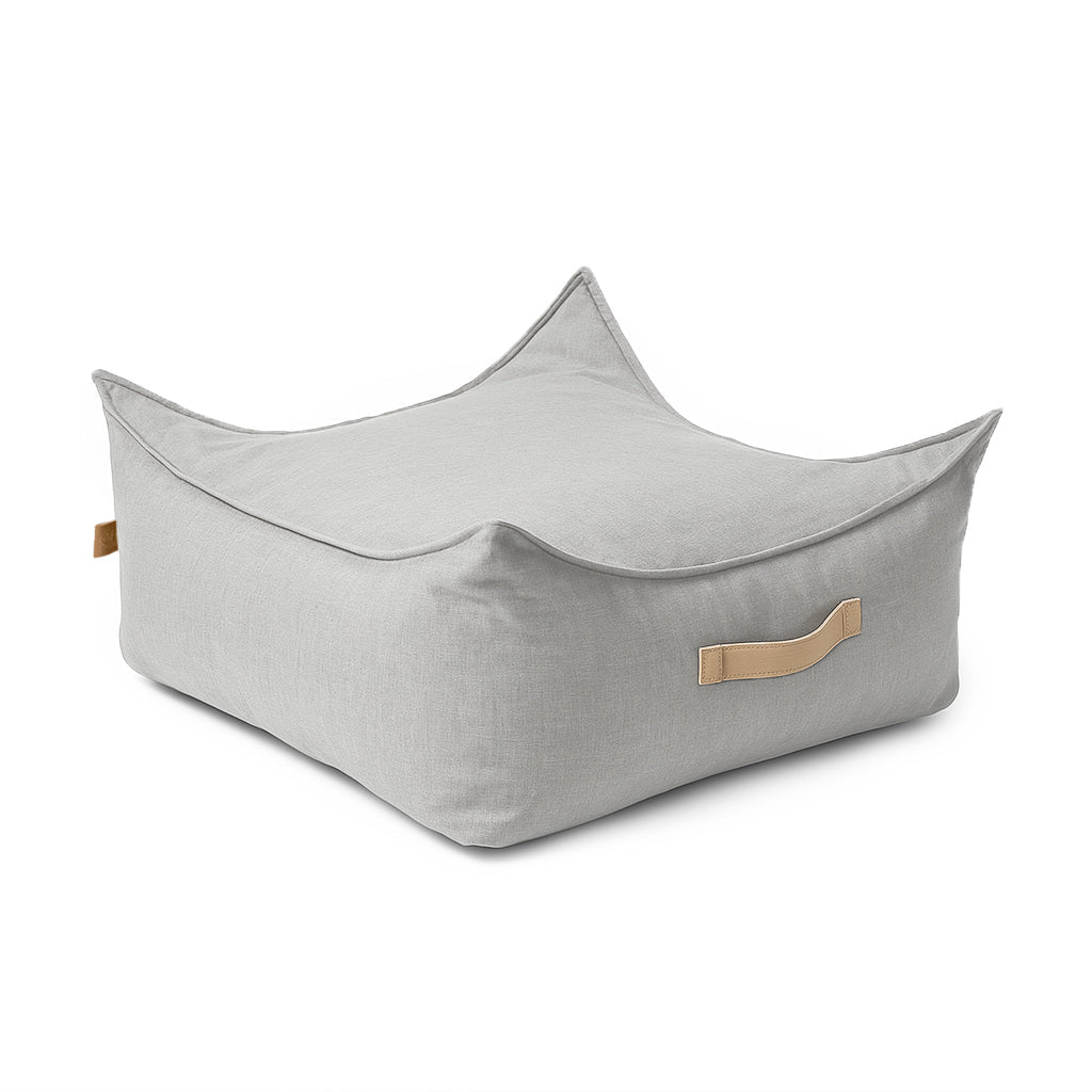 MeowBaby Outzy Sitzpouf für Kinder quadratisch - Outdoor Living Edition