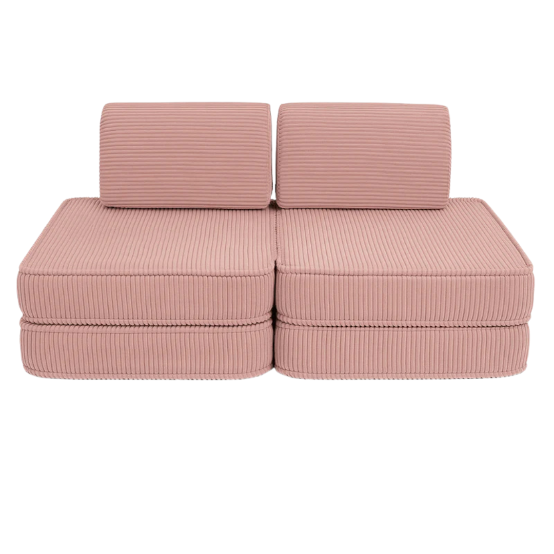 MeowBaby Play Sofa Mini Basic Aesthetic Cord - ecru/beige