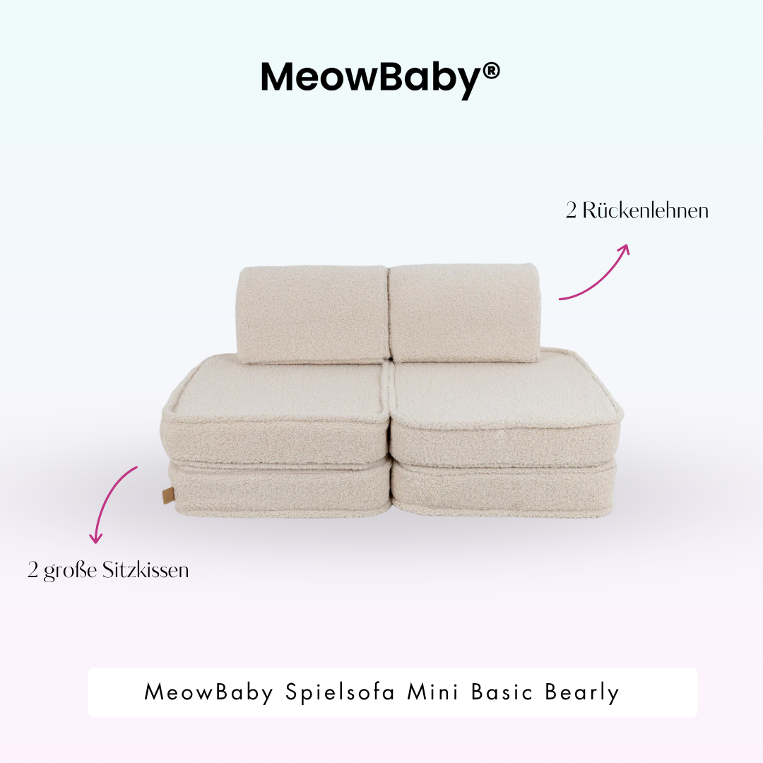 MeowBaby Spielsofa Mini Basic Bearly