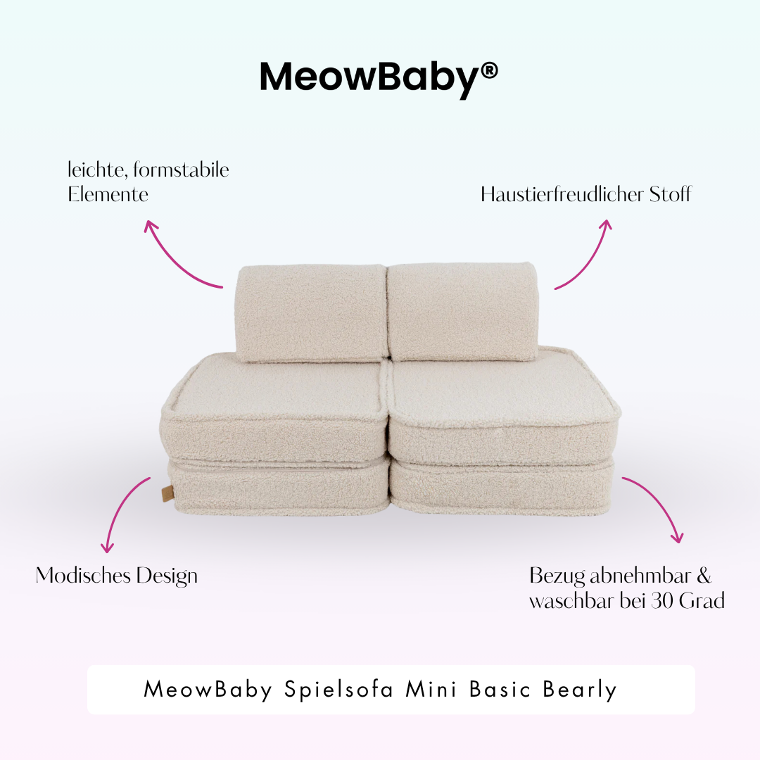 MeowBaby Spielsofa Mini Basic Bearly