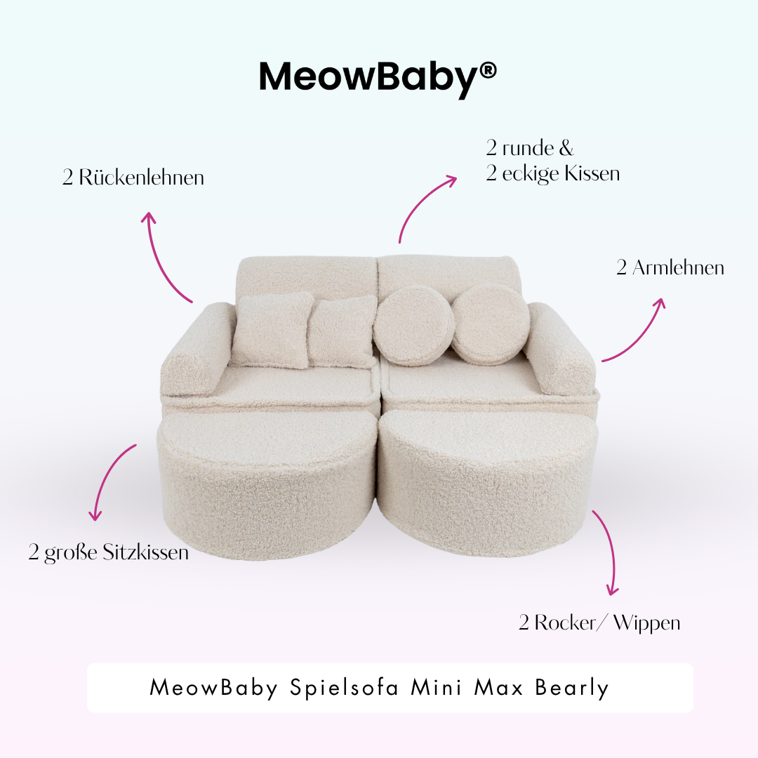 MeowBaby Spielsofa Mini Max Bearly