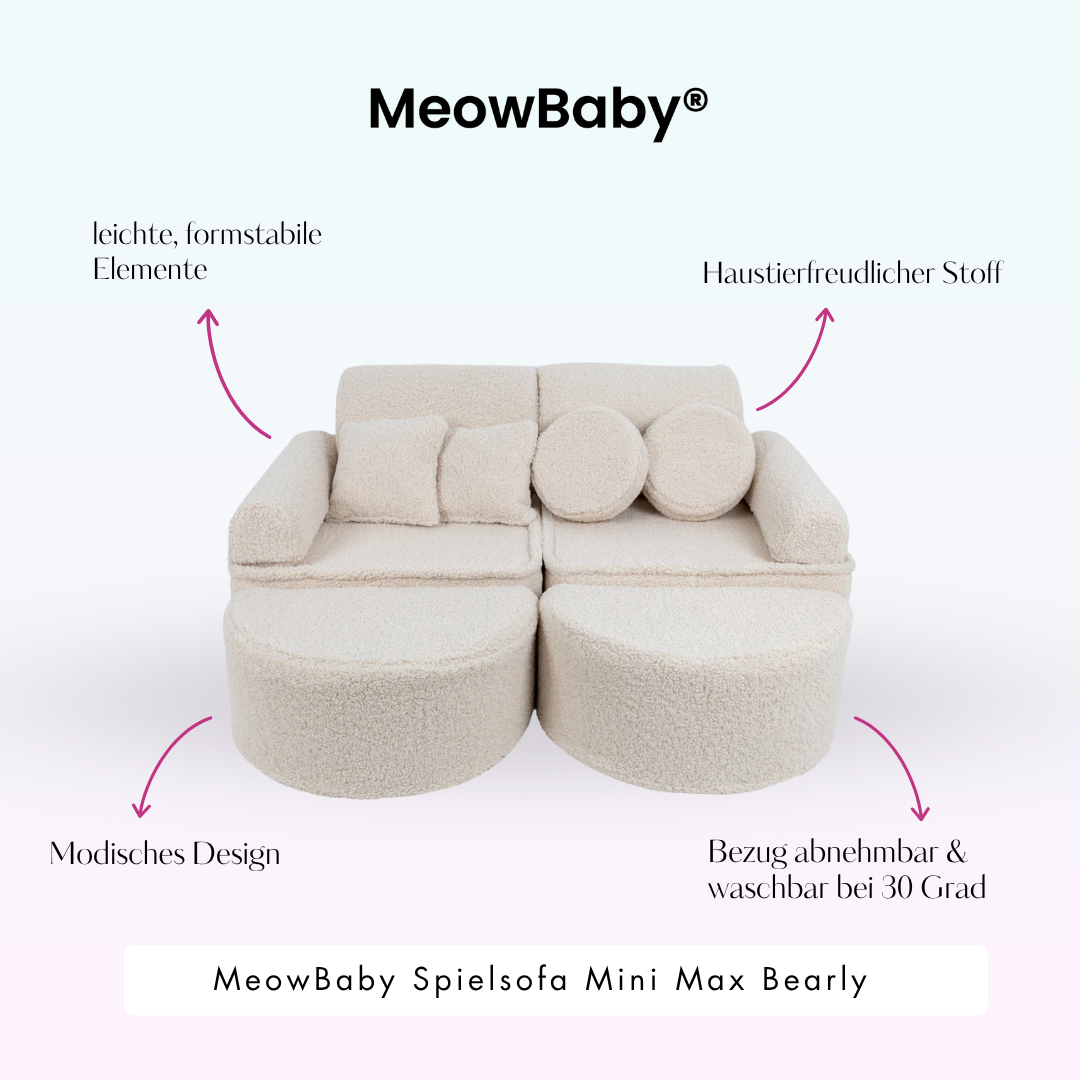 MeowBaby Spielsofa Mini Max Bearly