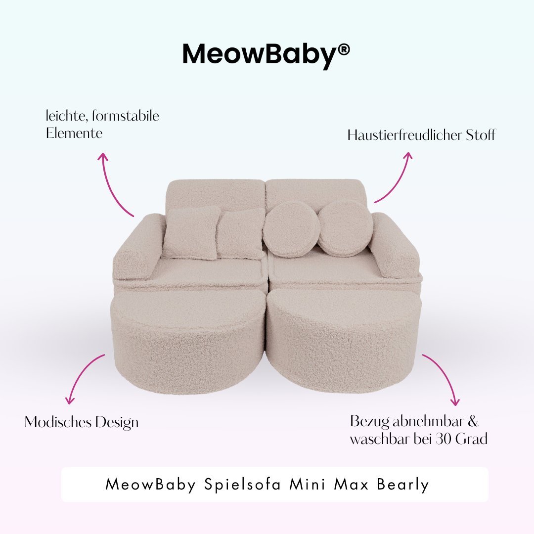 MeowBaby Spielsofa Mini Max Bearly