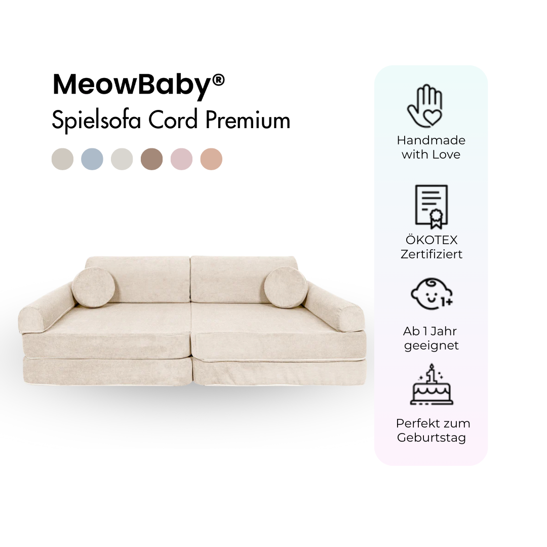 MeowBaby Spielsofa Cord Premium