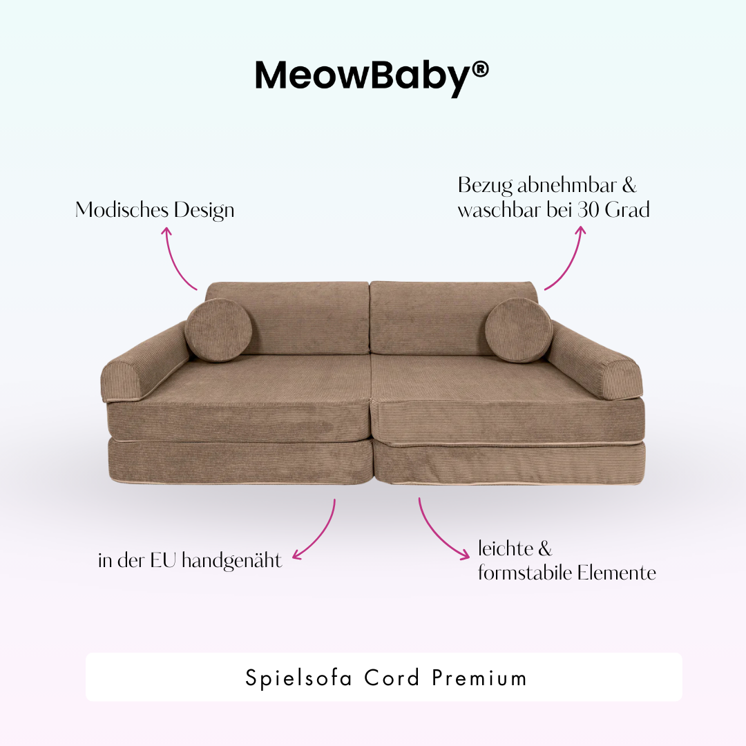 MeowBaby Spielsofa Cord Premium