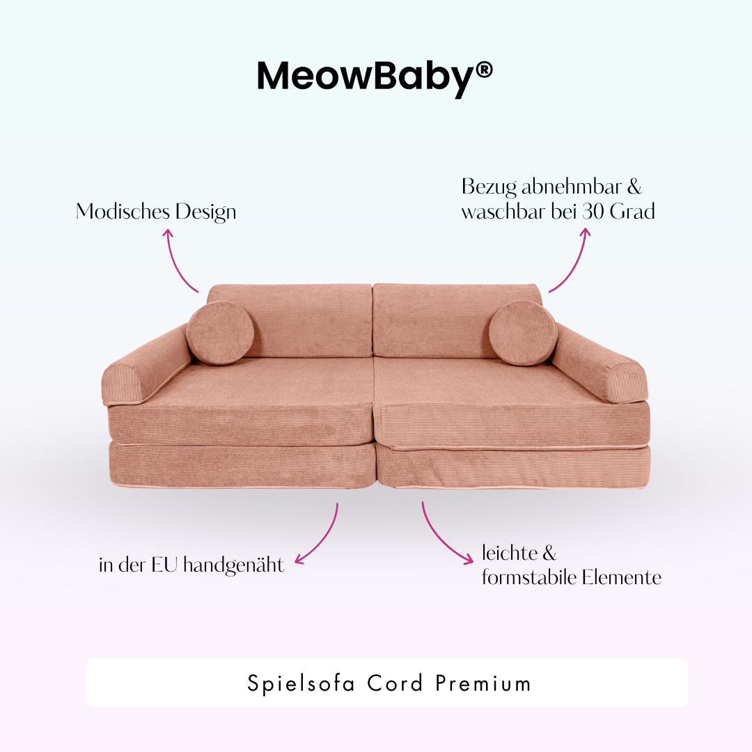 MeowBaby Spielsofa Cord Premium
