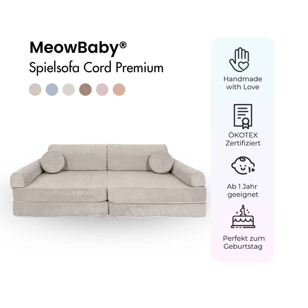 MeowBaby Spielsofa Cord Premium