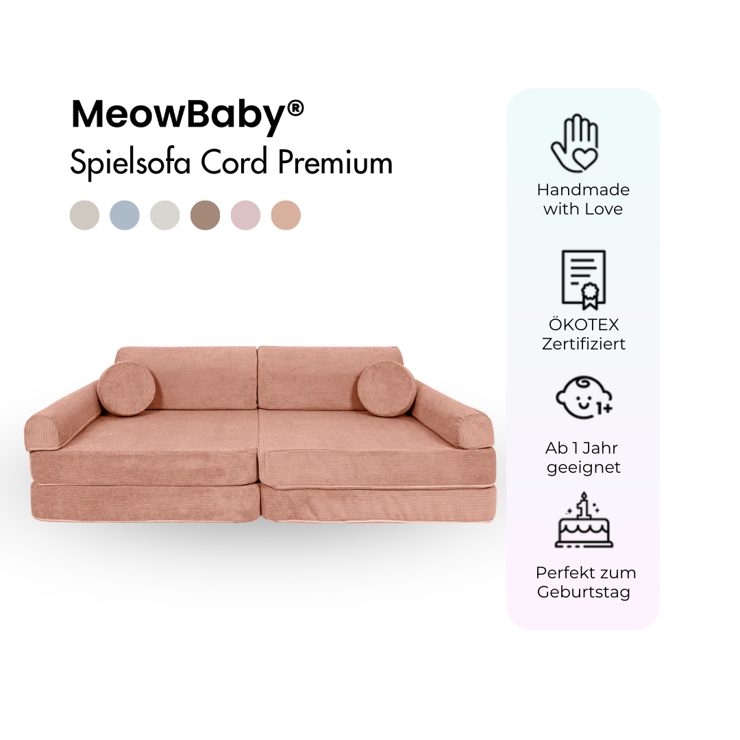 MeowBaby Spielsofa Cord Premium