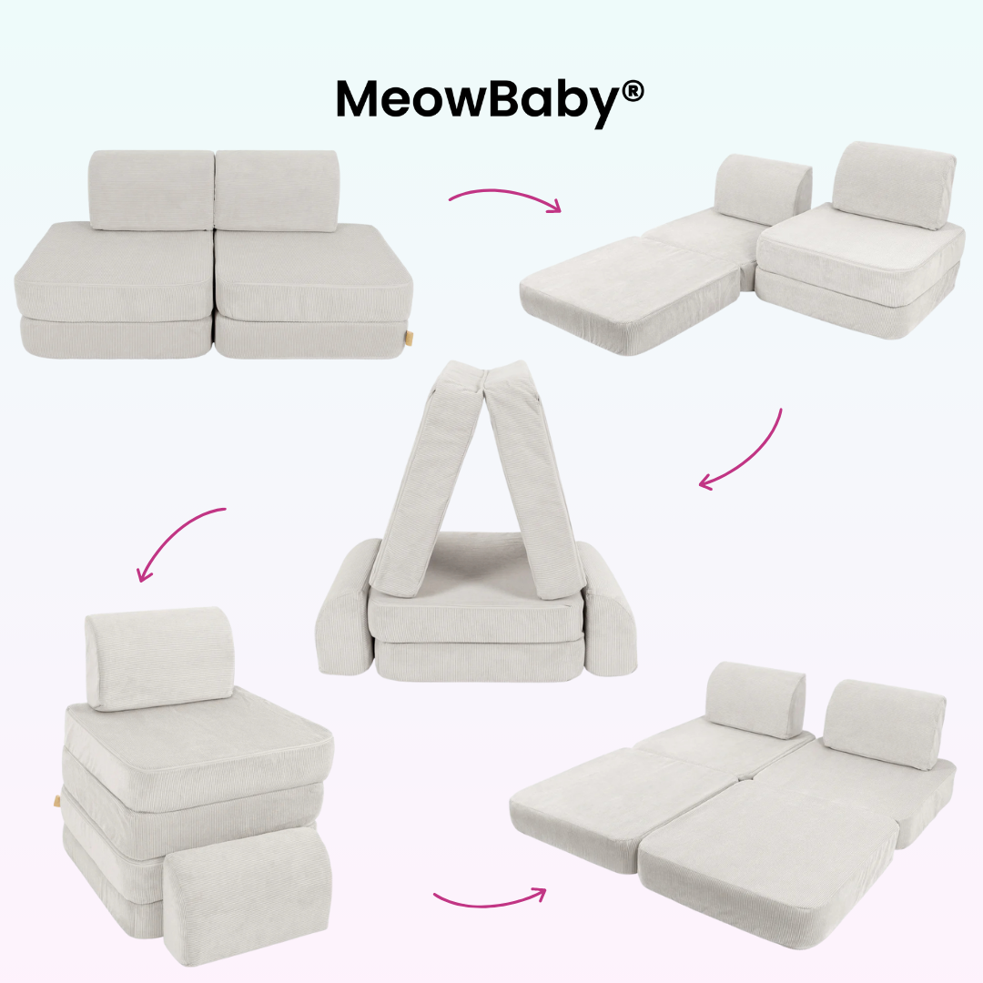 MeowBaby Spielsofa Mini Basic Cord Premium
