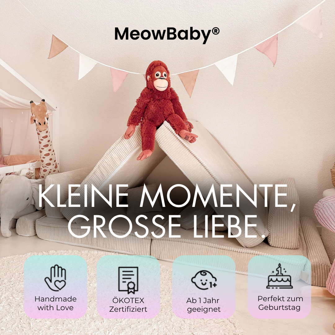 MeowBaby Spielsofa Ästhetik Cord - Classic Cord Edition