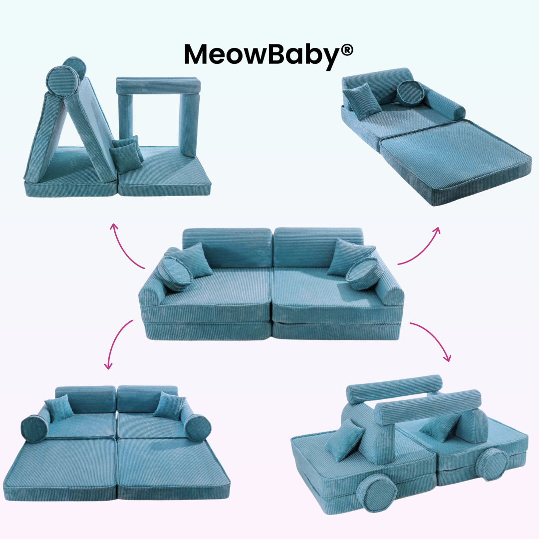 MeowBaby Spielsofa Ästhetik Cord - Classic Cord Edition