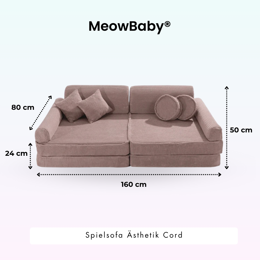 MeowBaby Spielsofa Ästhetik Cord