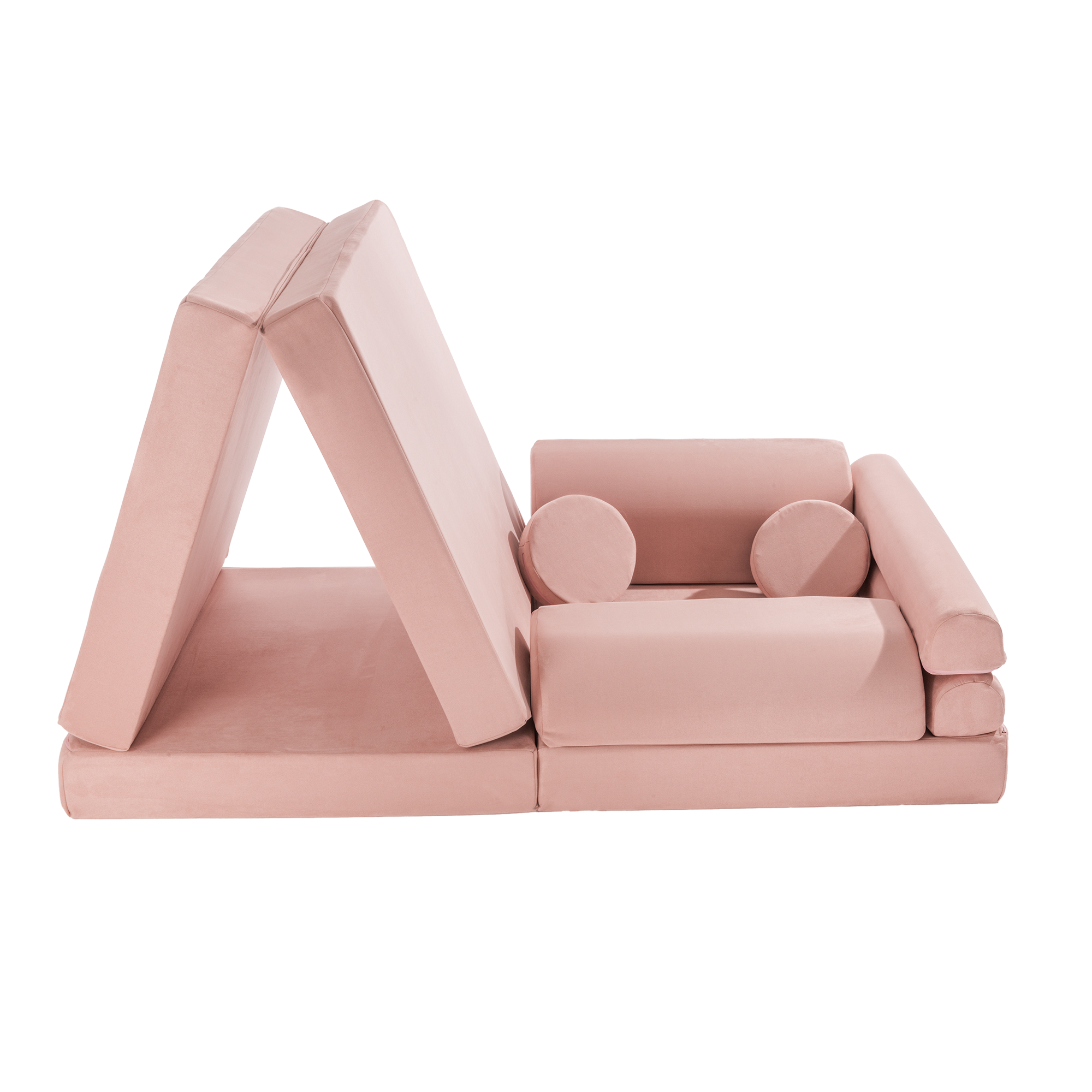 MeowBaby Spielsofa Velvet Premium – rosa