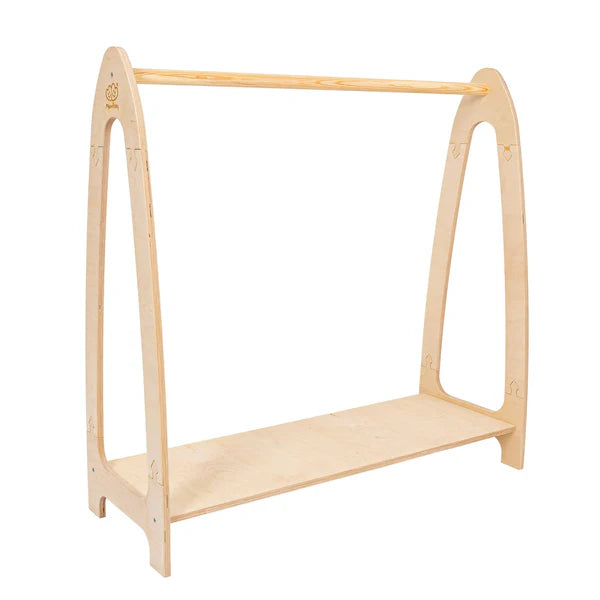MeowBaby Montessori Clothes Rack Large - Natural