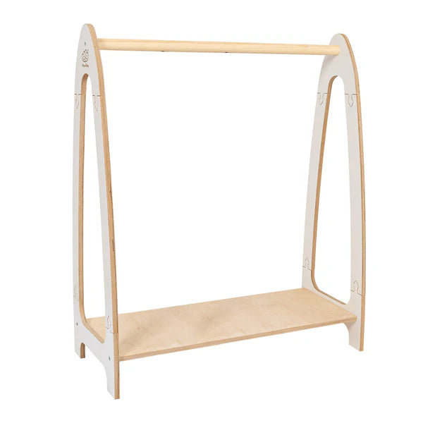 MeowBaby Montessori Clothes Rack Large - White