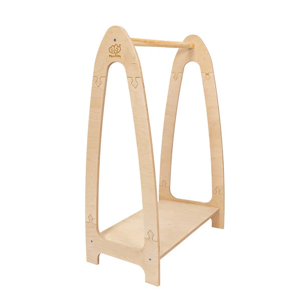 MeowBaby Montessori Clothes Rack Small - Natural