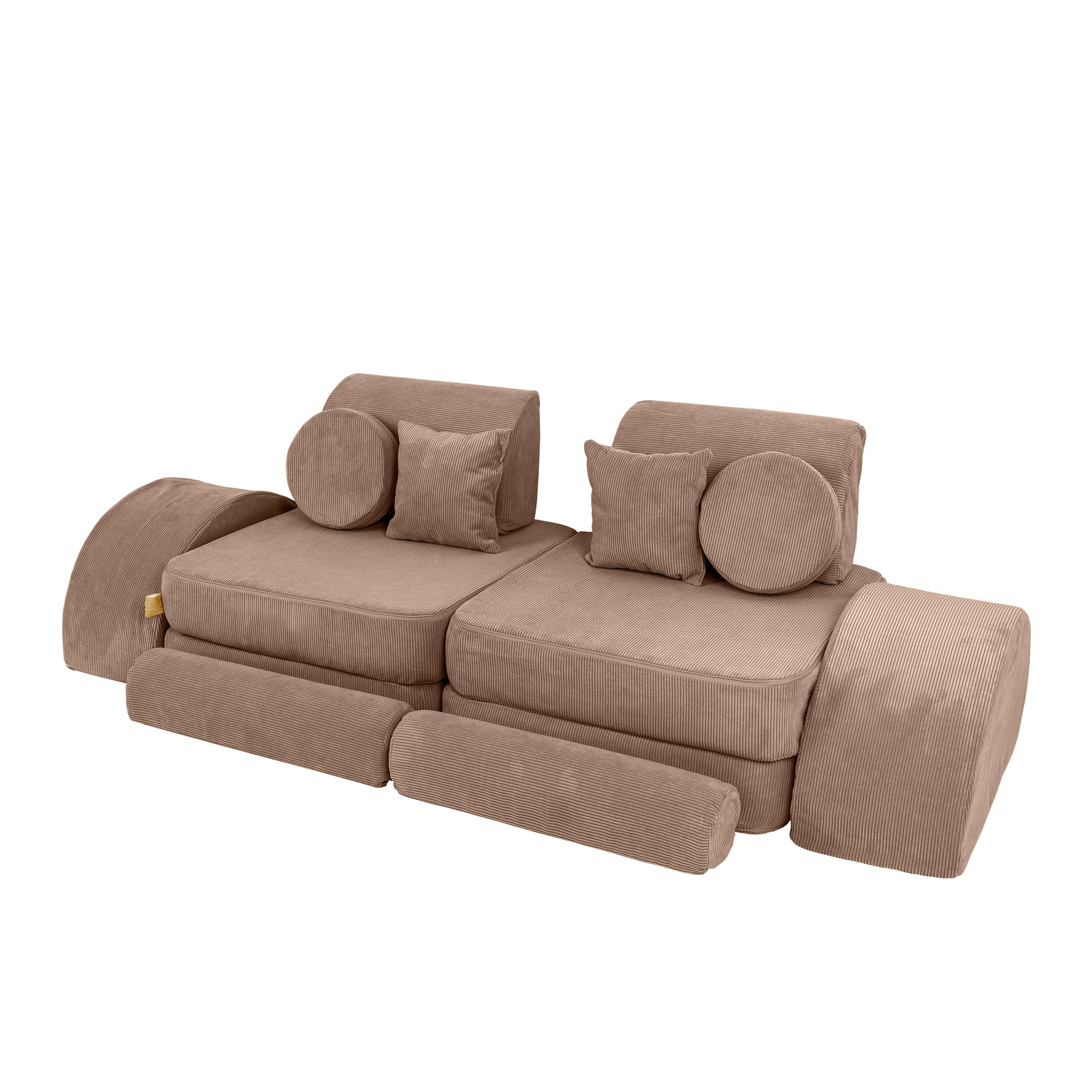 MeowBaby Spielsofa Mini Max Cord Premium - braun